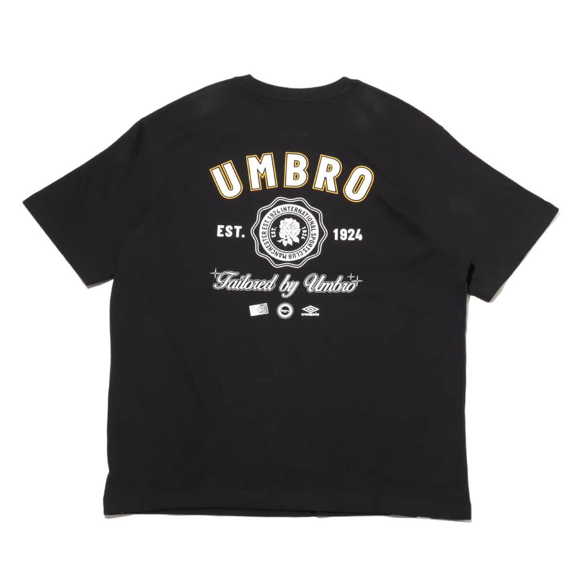 UMBRO SHORT SLEEVE SHIRT ブラック の画像