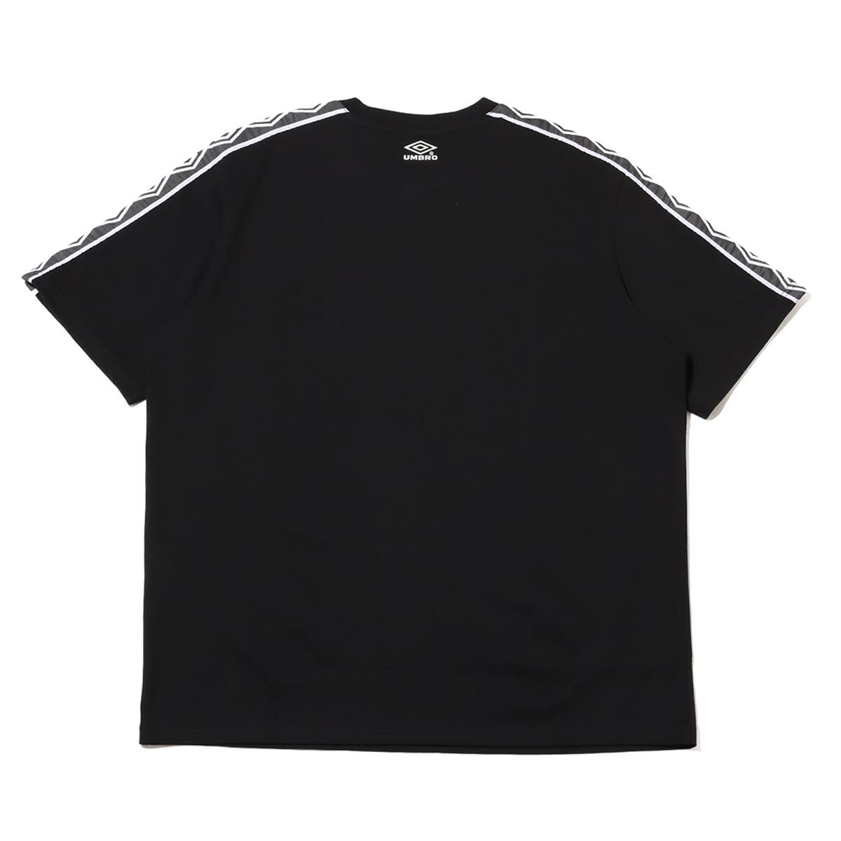 UMBRO SIDE TAPE OVERSIZED FIT SHORT SLEEVE SHIRT BLACK の画像