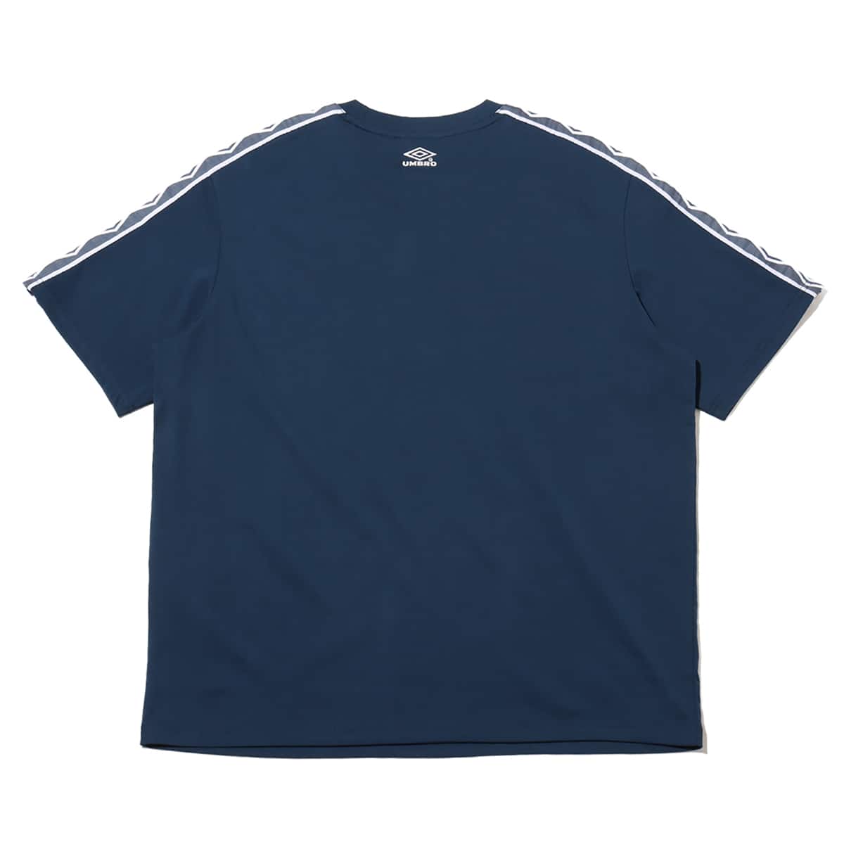 UMBRO SIDE TAPE OVERSIZED FIT SHORT SLEEVE SHIRT NAVY の画像