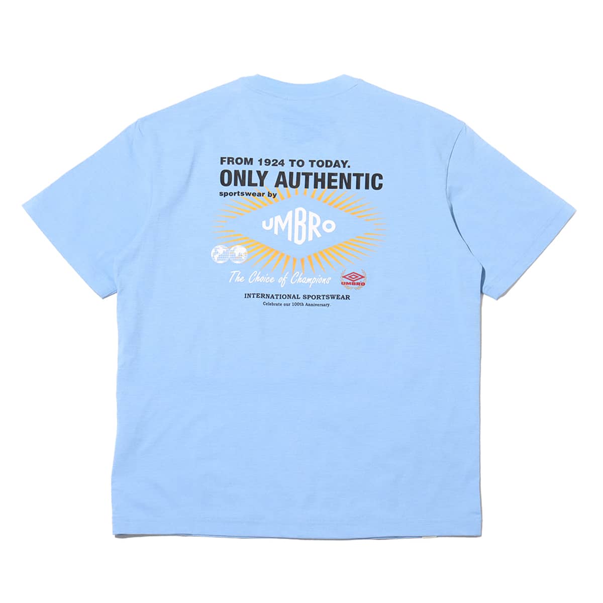 UMBRO 100th ANNIVERSARY MEMORIAL SHORT SLEEVE SHIRT 1 BLUE の画像