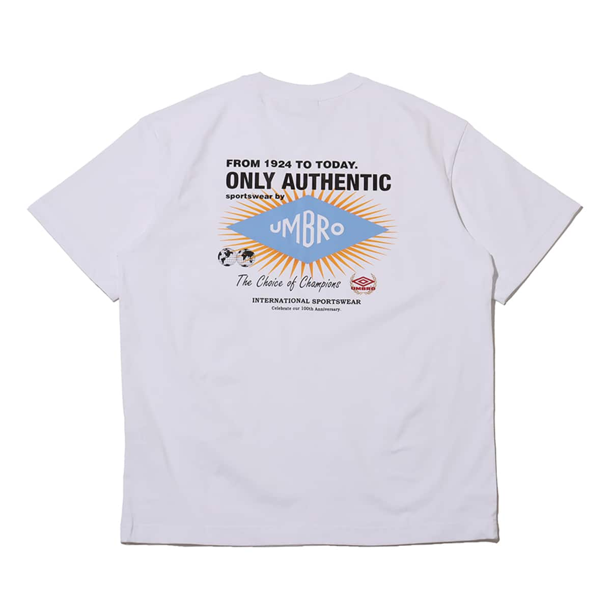 UMBRO 100th ANNIVERSARY MEMORIAL SHORT SLEEVE SHIRT 1 WHITE の画像
