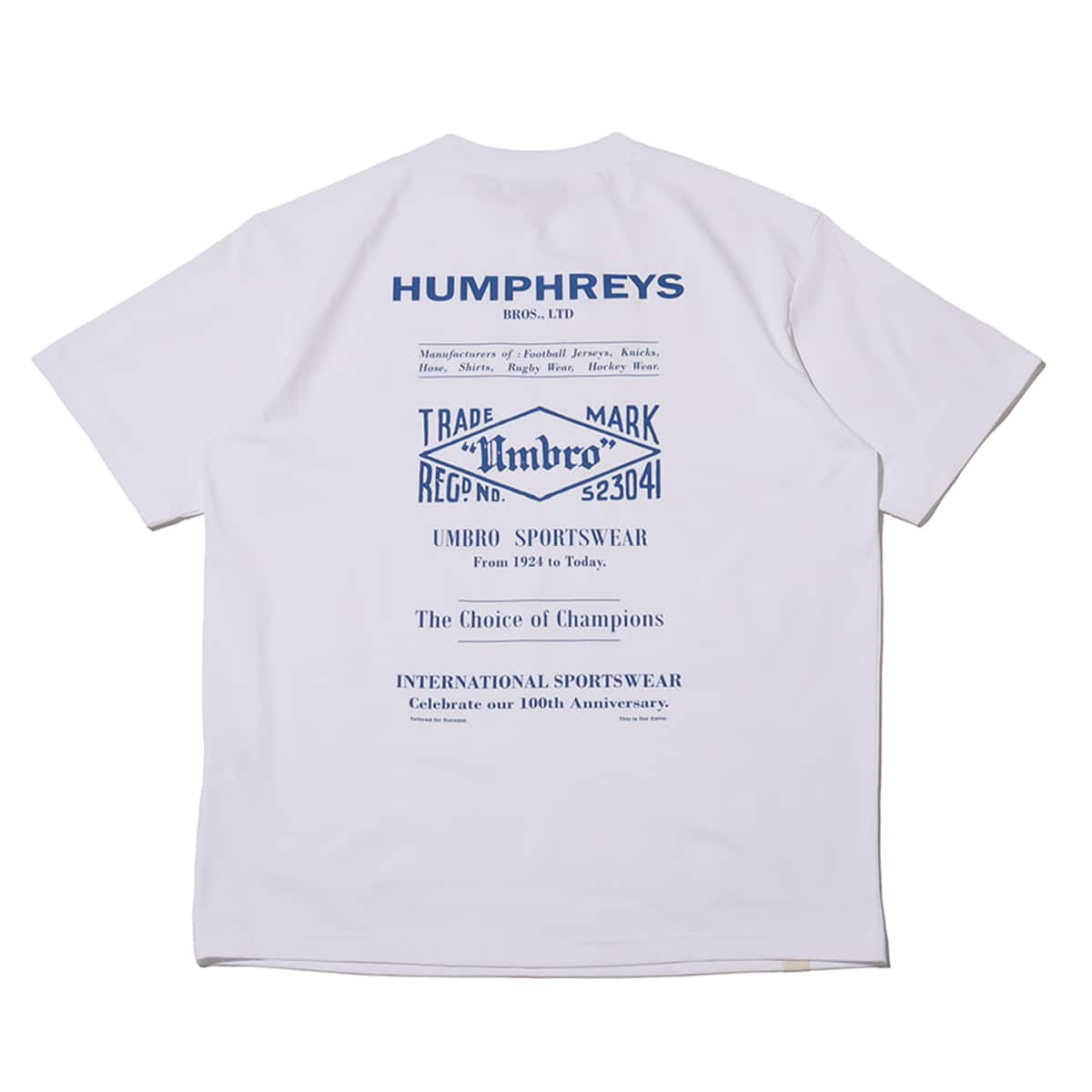 UMBRO 100th ANNIVERSARY MEMORIAL SHORT SLEEVE SHIRT 3 WHITE の画像