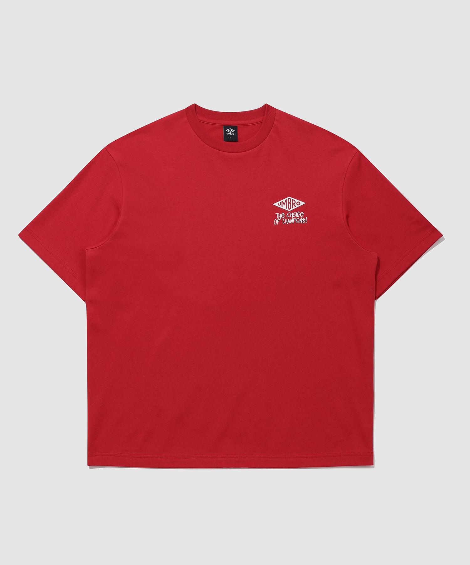 UMBRO 【KOREA COLLECTION】TROPHY SHORTS SLEEVE T-SHIRTS レッドの画像