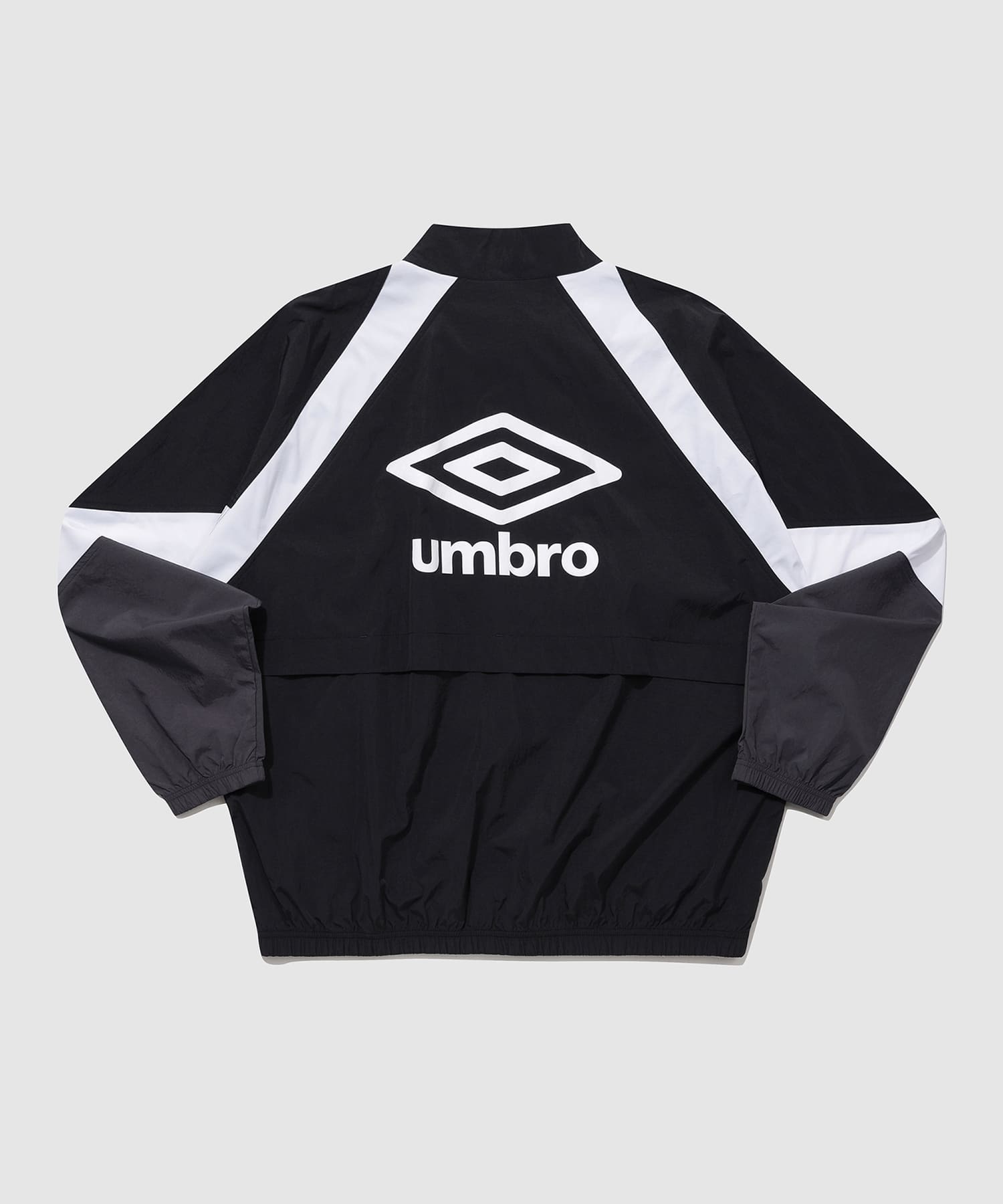 UMBRO 【KOREA COLLECTION】COLOR BLOCK STAND-NECK JACKET ブラックの画像