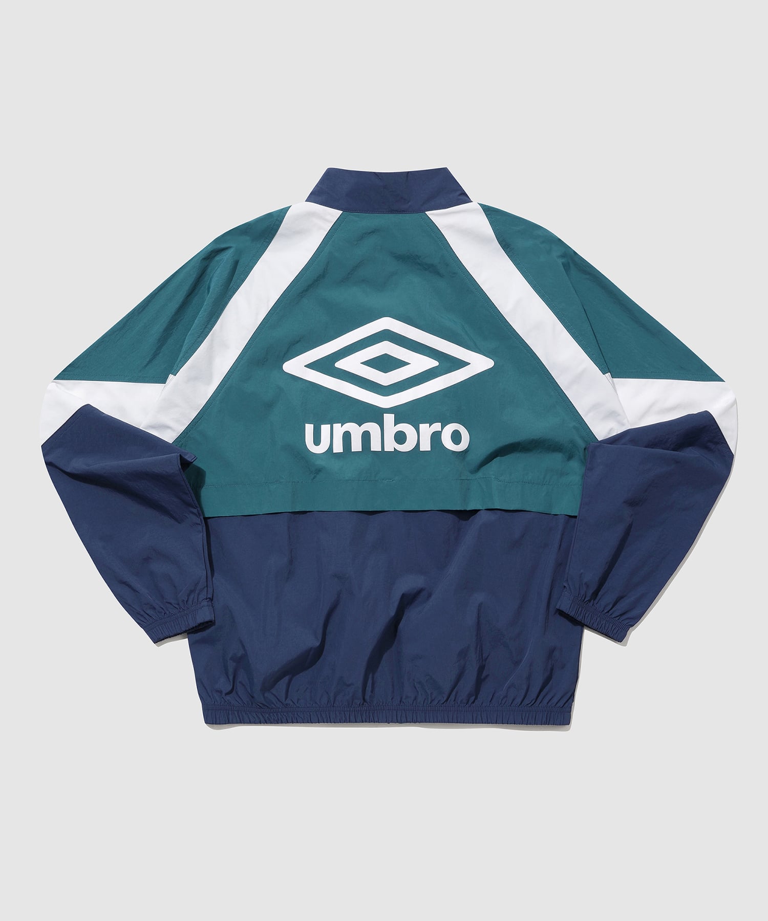 UMBRO 【KOREA COLLECTION】COLOR BLOCK STAND-NECK JACKET ブルーの画像