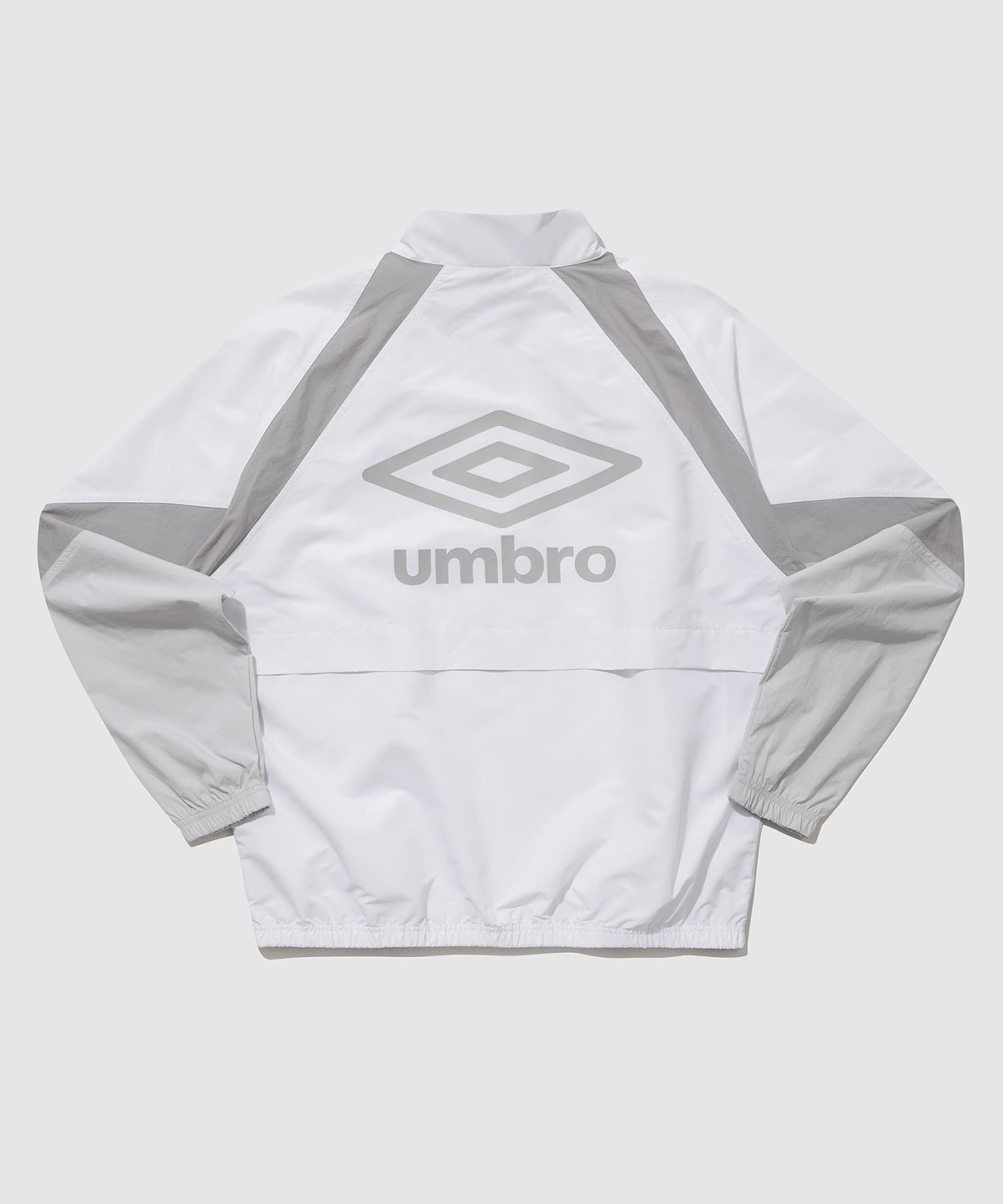 UMBRO 【KOREA COLLECTION】COLOR BLOCK STAND-NECK JACKET ホワイトの画像