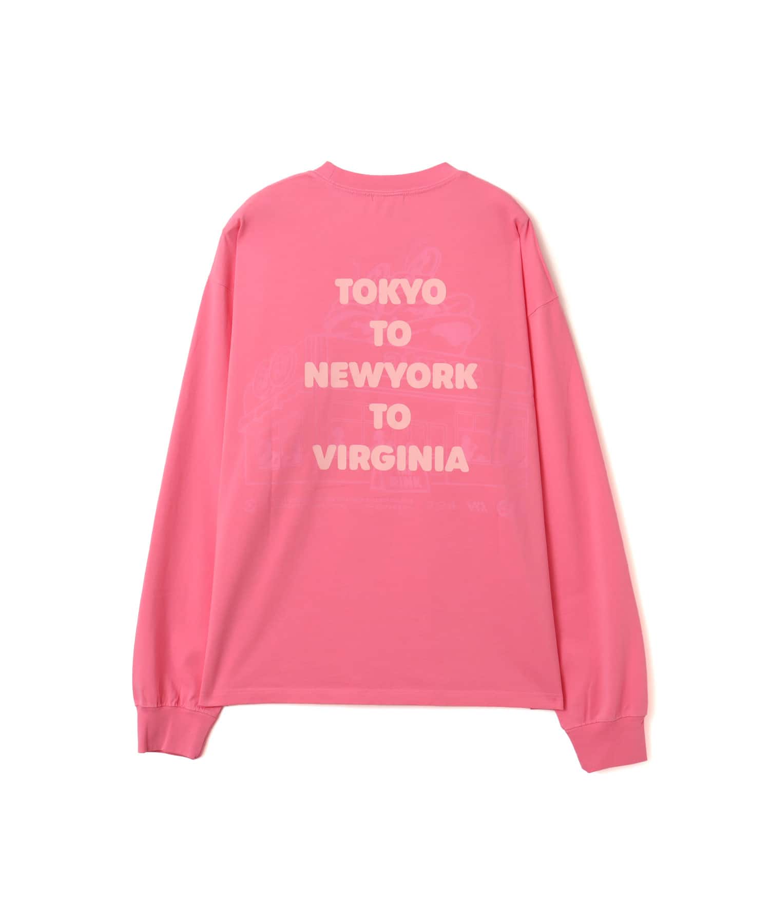 VANDY THE PINK x ATMOS Staff L/S Tee PINKの画像