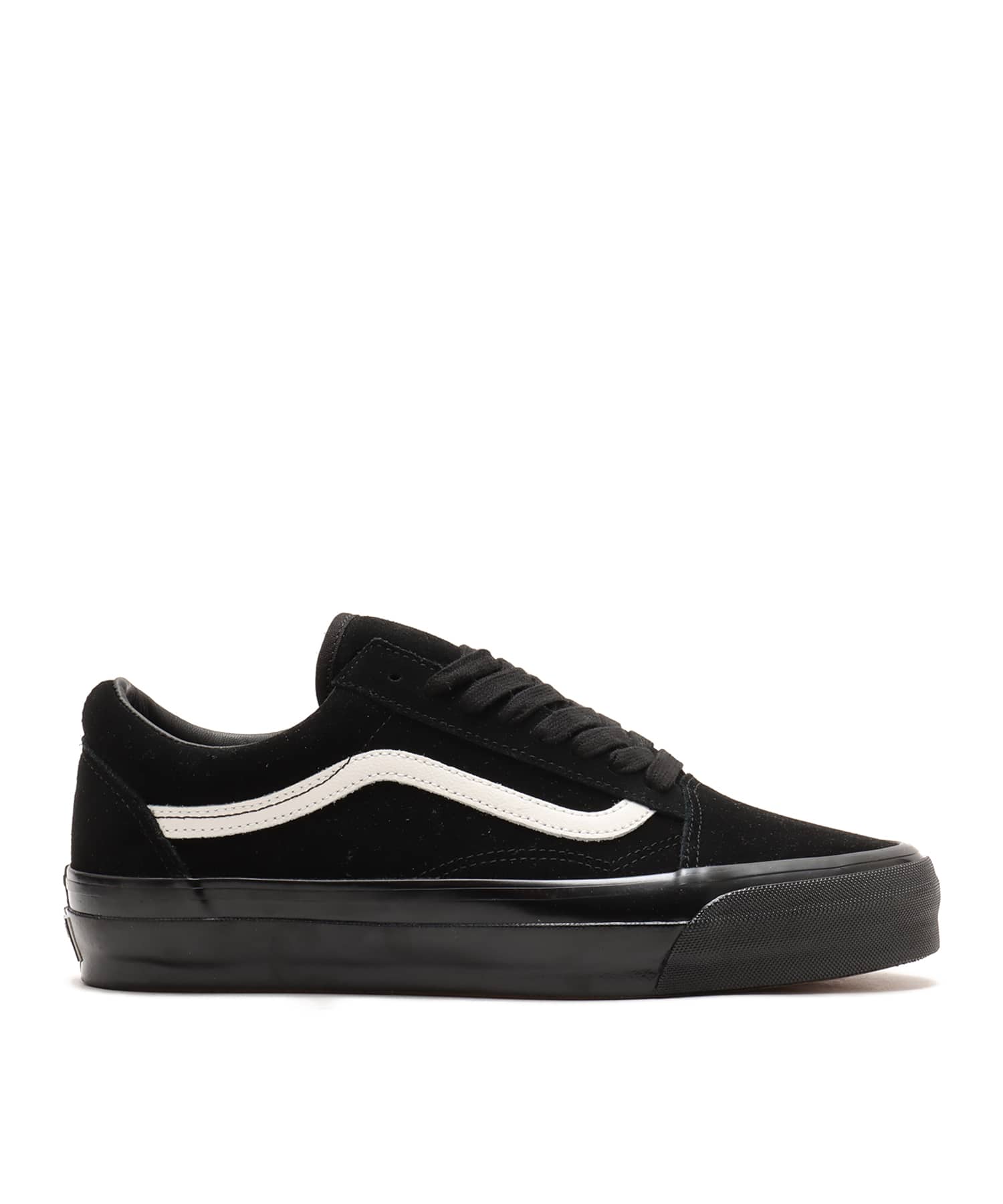 VANS LX Old Skool SUEDE BLACK/BLACK/WHITEの画像