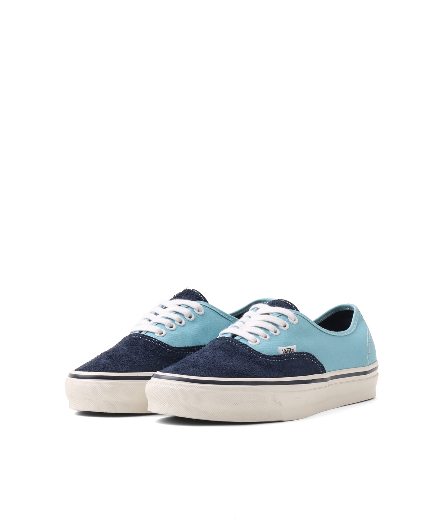 VANS LX Authentic 44 SUEDE/CANVAS Dress Blue/Aquatic Blueの画像