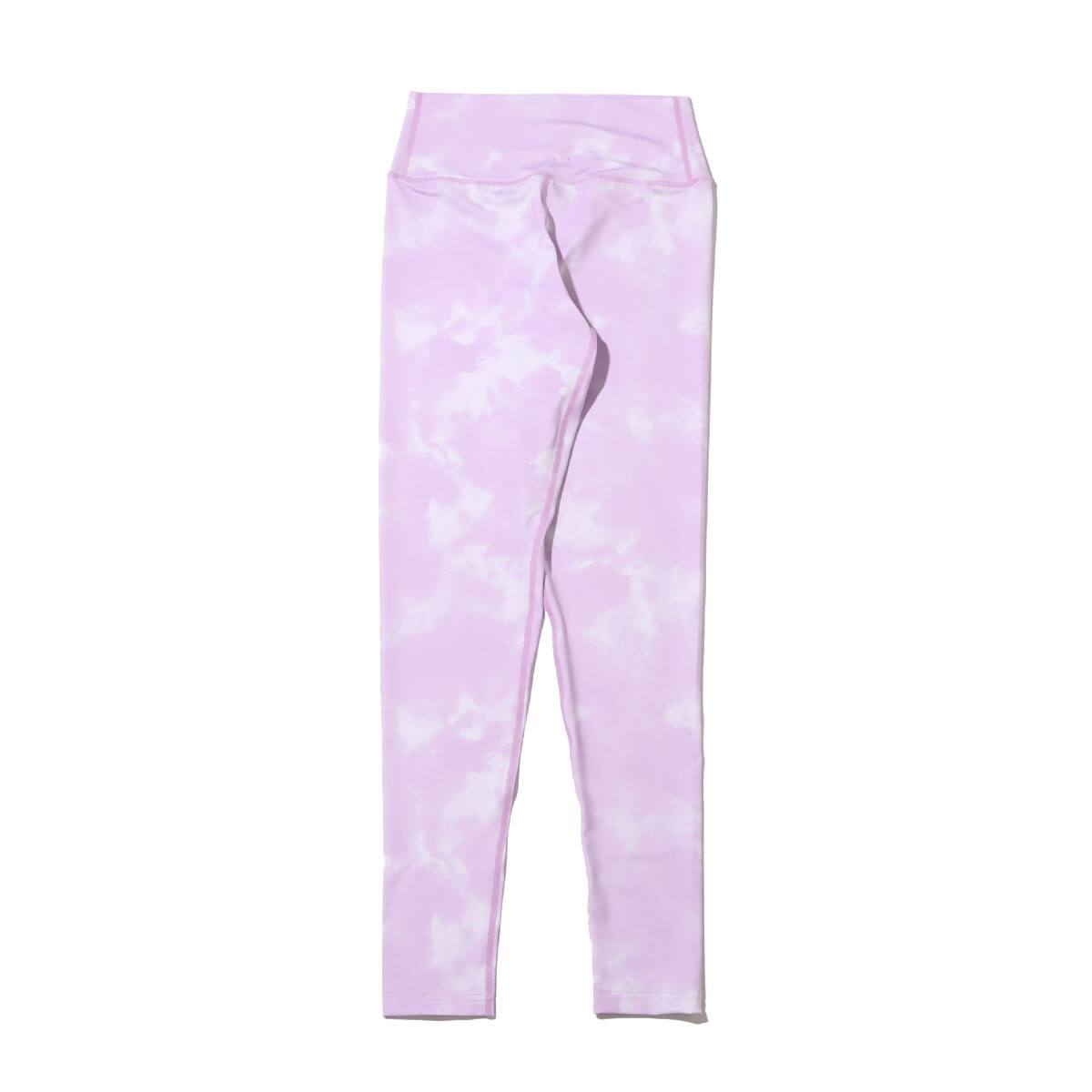 atmos pink LYFT × atmos pink タイダイロゴレギンス PURPLEの画像