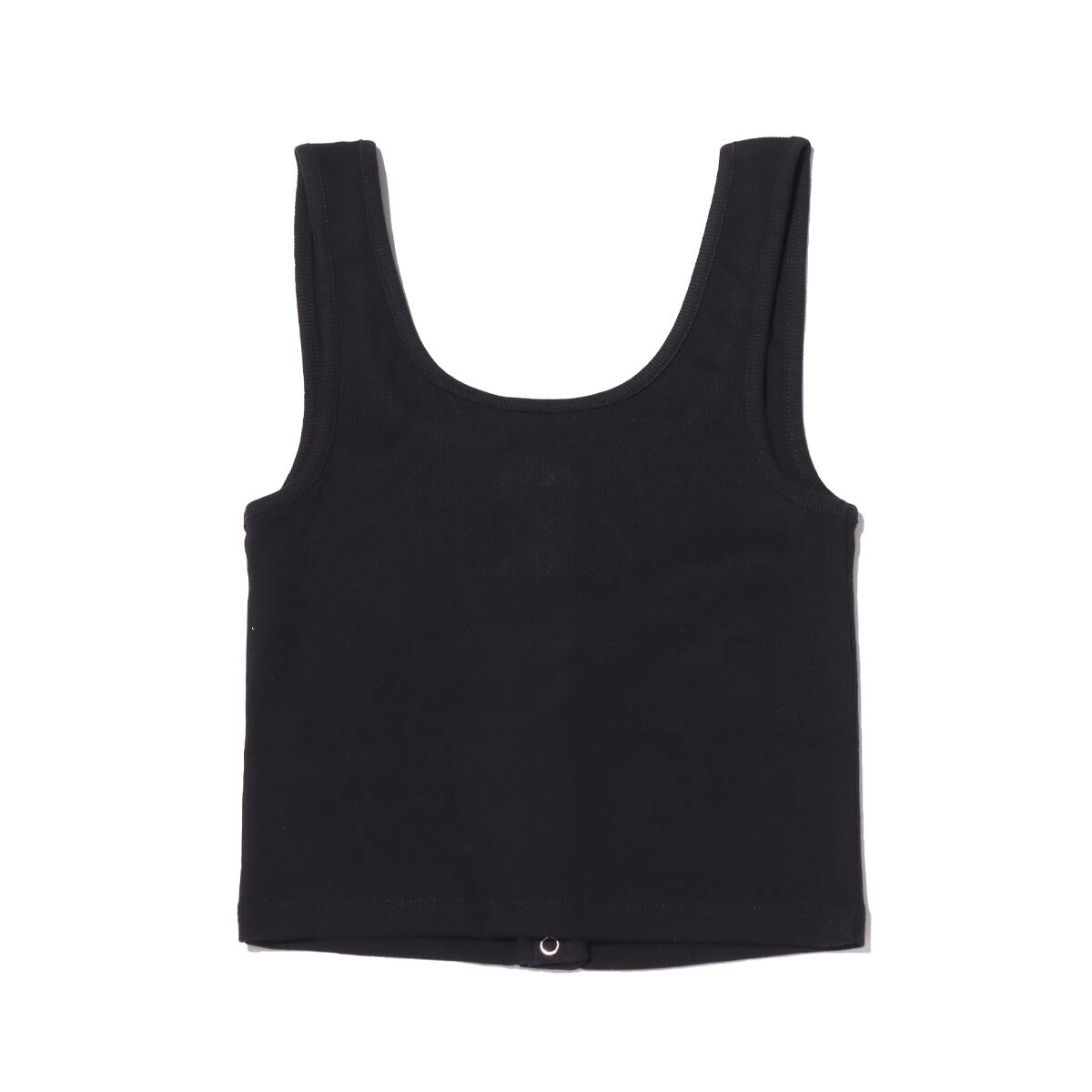 GUESS SL GUESS LOGO CROP TANK BLACK 21SS-Iの画像