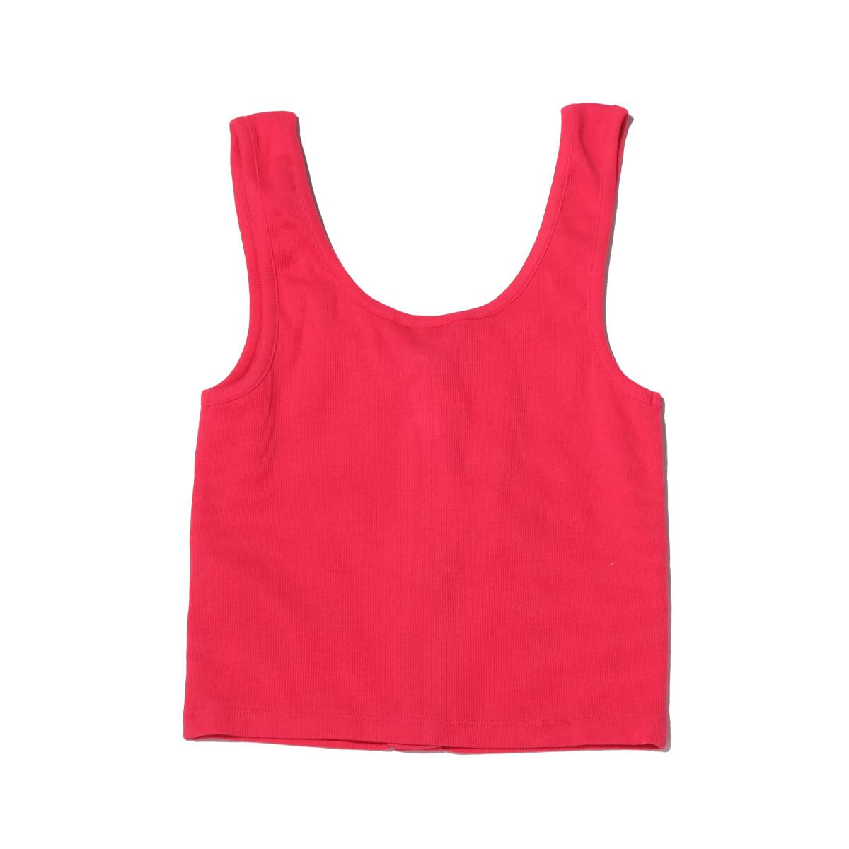 GUESS SL GUESS LOGO CROP TANK PINK 21SS-Iの画像
