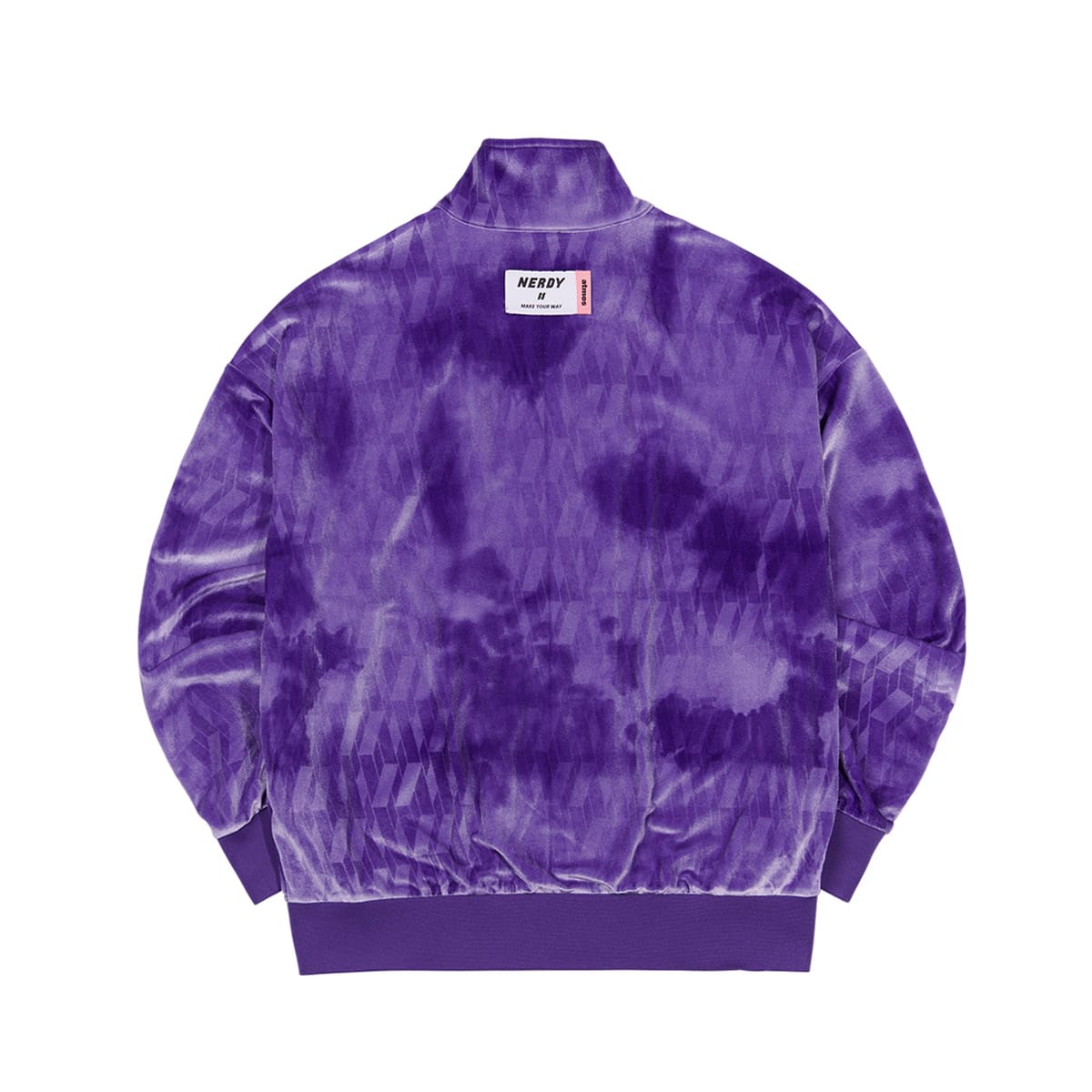 NERDY x atmos pink DNA Watercolor Velvet Track Top PURPLE 21HO-I