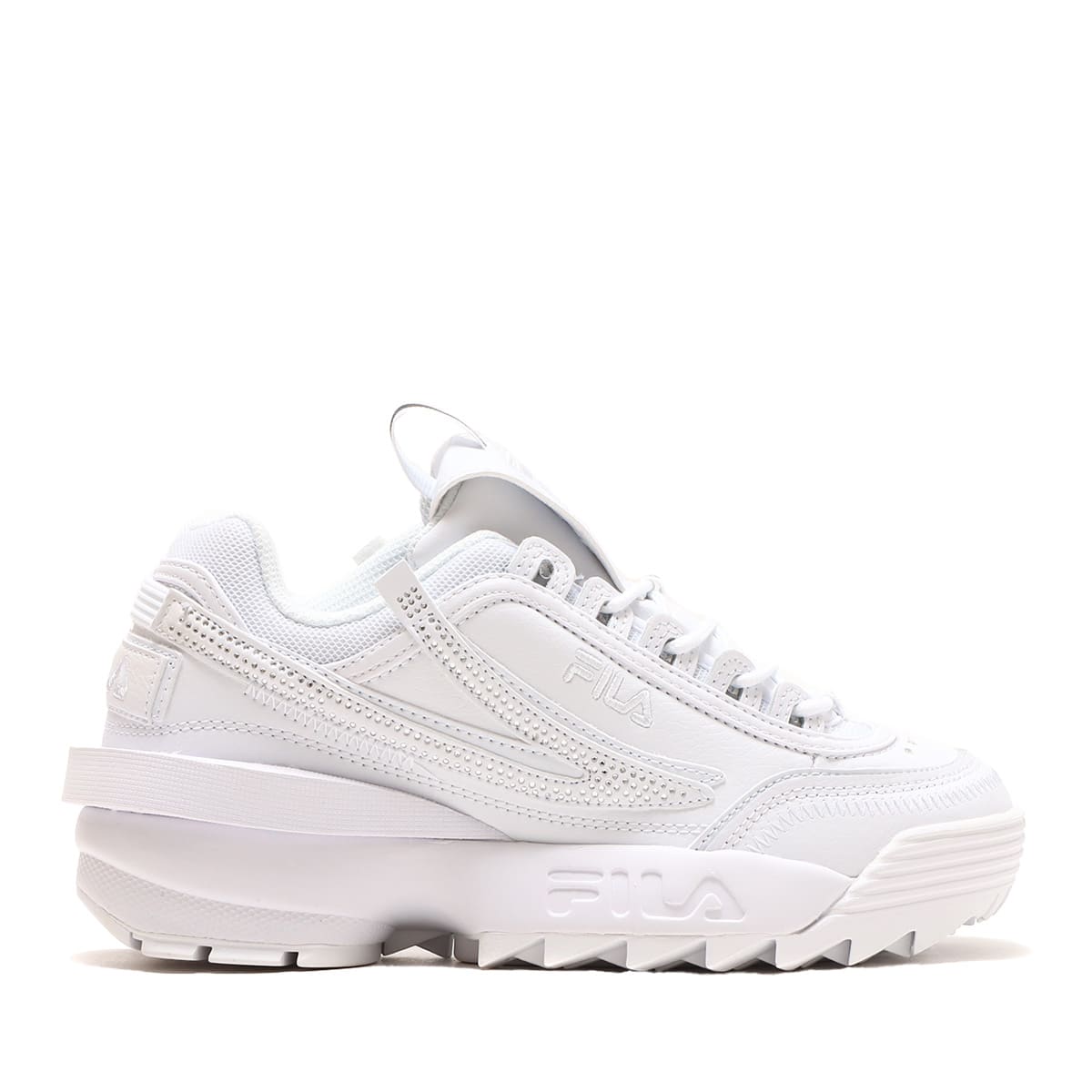 FILA DISRUPTOR II EXP CRYSTALS White /White /Metallic Silver 22FW-I