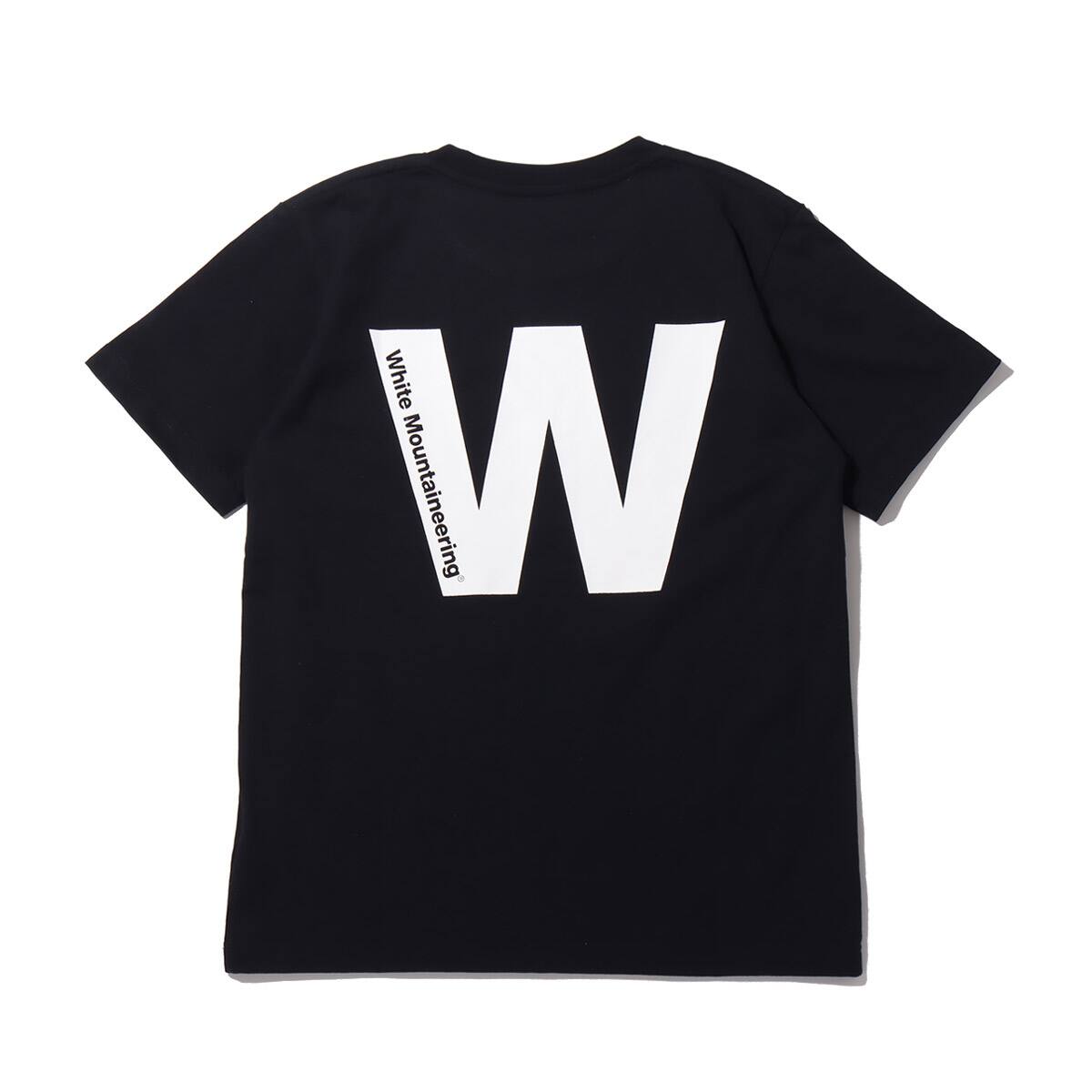 WHITE MOUNTAINEERING BIG W LOGO PRINTED T-SHIRT BLACK 21SP-I