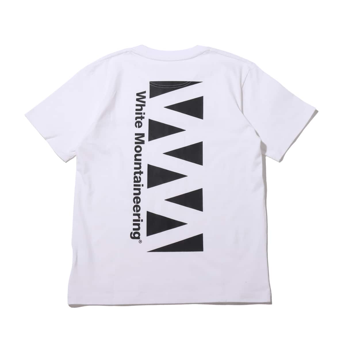 WHITE MOUNTAINEERING SIDE WM LOGO PRINTED T-SHIRT WHITE 21SP-Iの画像