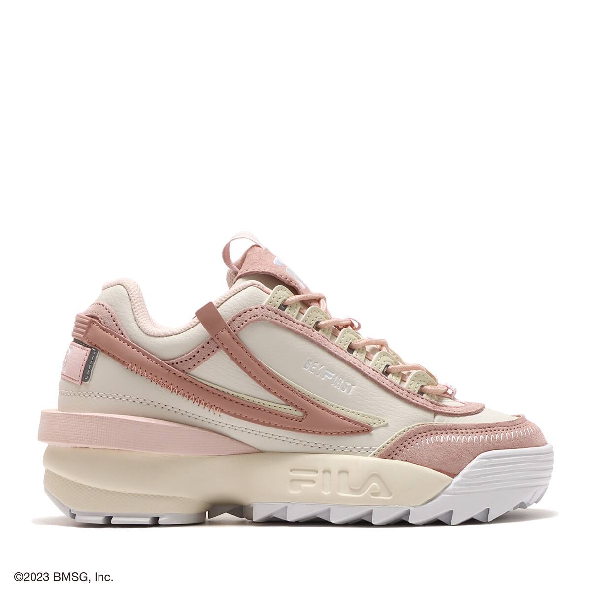 FILA Disruptor II EXP × BE:FIRST SNOW WHITE/MAUVE MORN 23SS-I