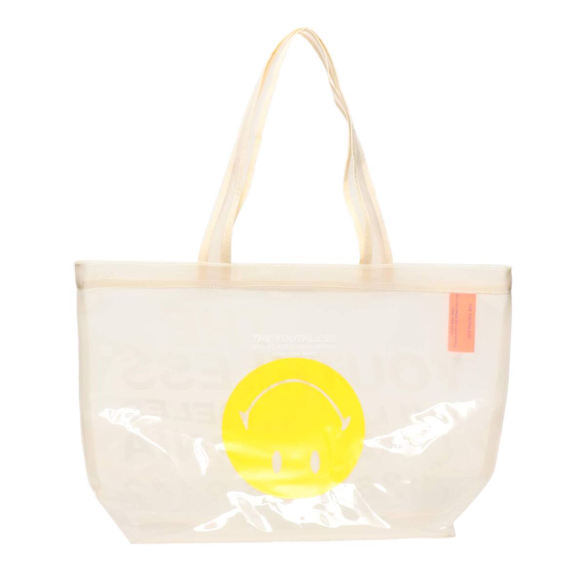 The Youthless Upsidedownsmile Pvc Tote Bag Offwhite sp S