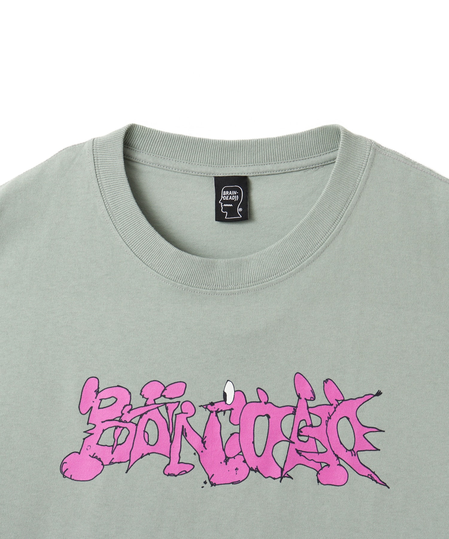 BRAIN DEAD SKRAM T-SHIRT SEAFOAMの画像