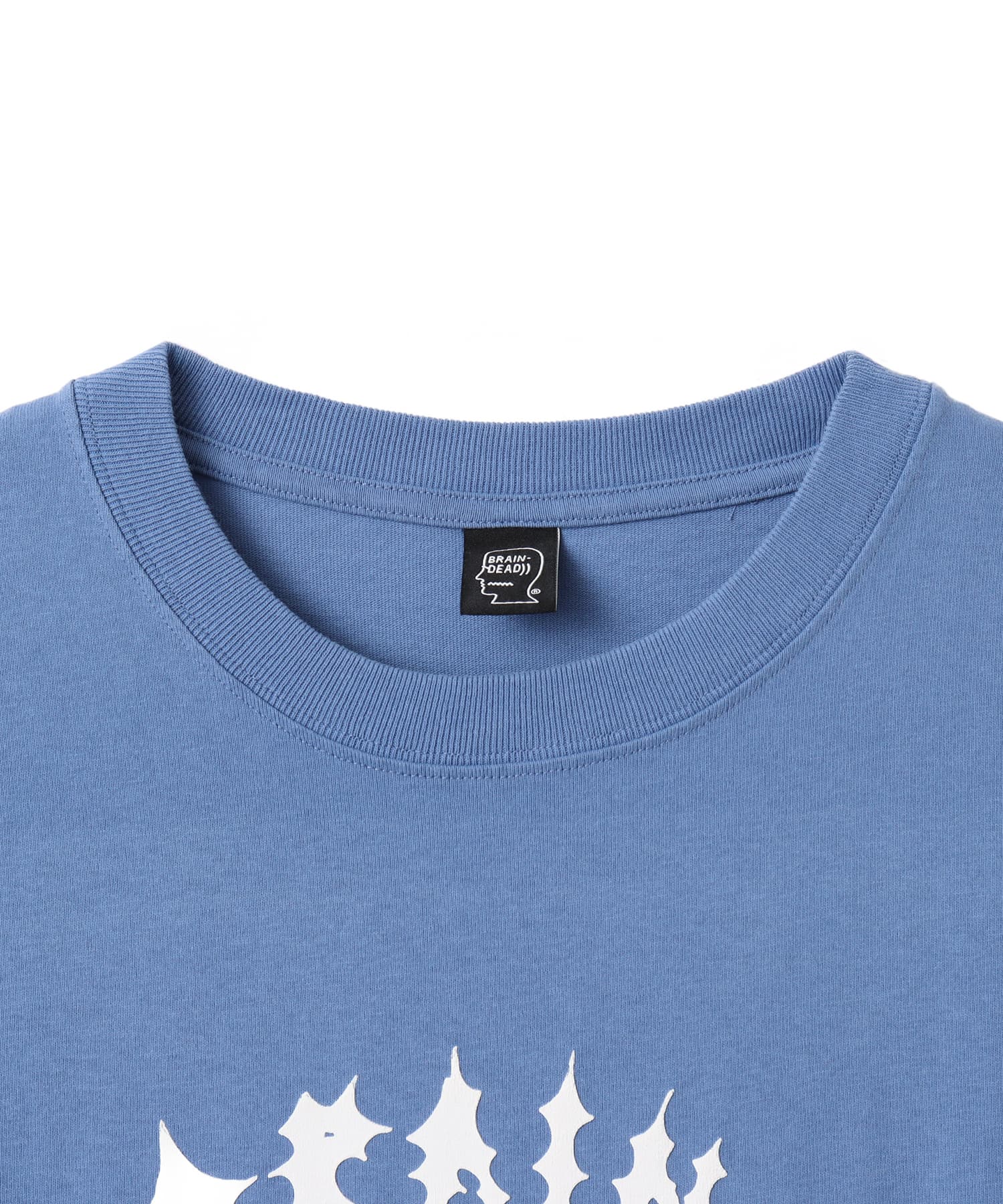 BRAIN DEAD RINGING EAR T-SHIRT BLUEの画像