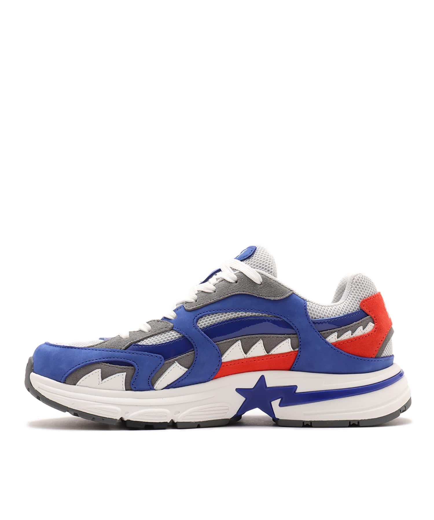A BATHING APE SHARK STA JAPAN BLUEの画像
