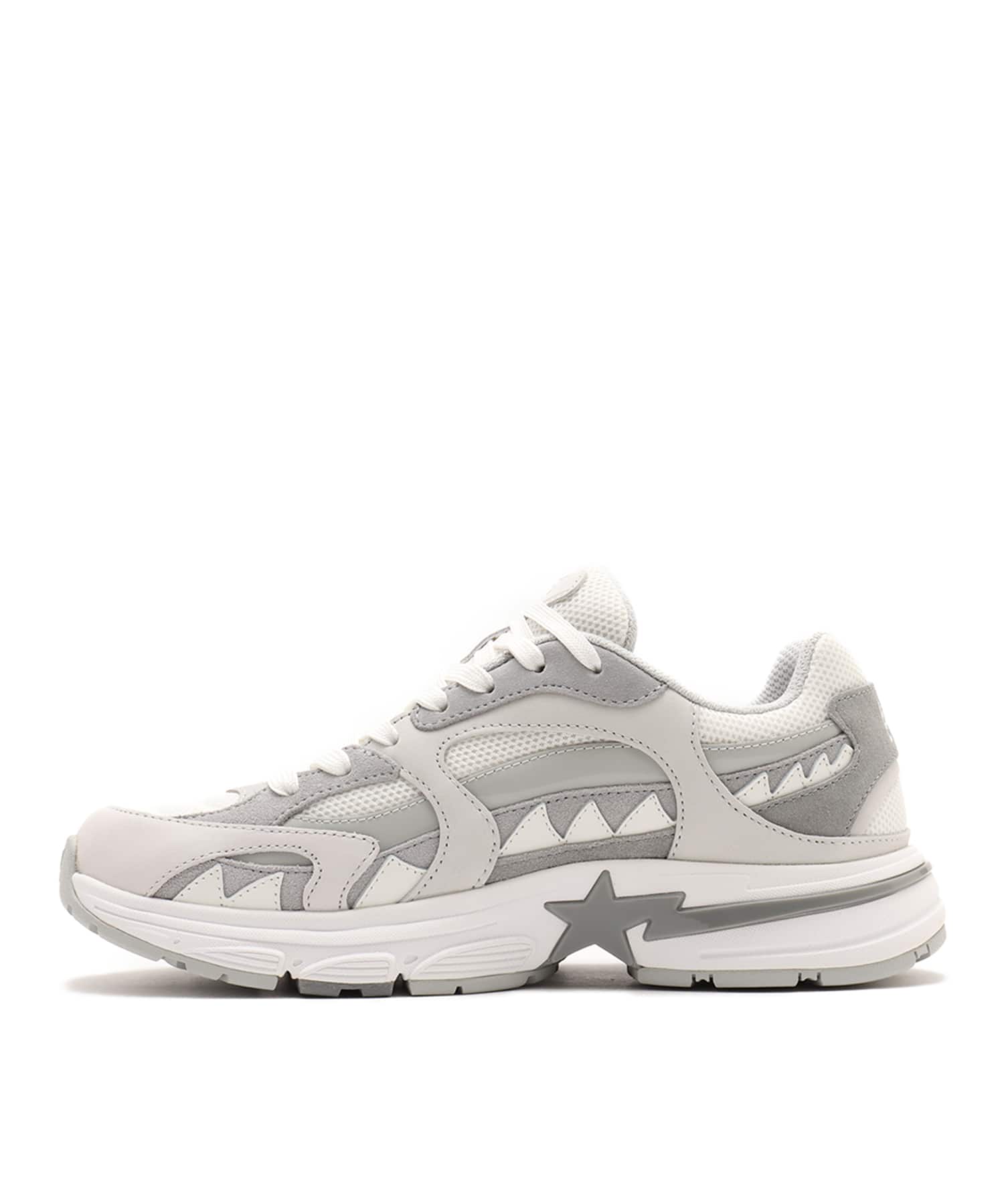 A BATHING APE SHARK STA WHITEの画像