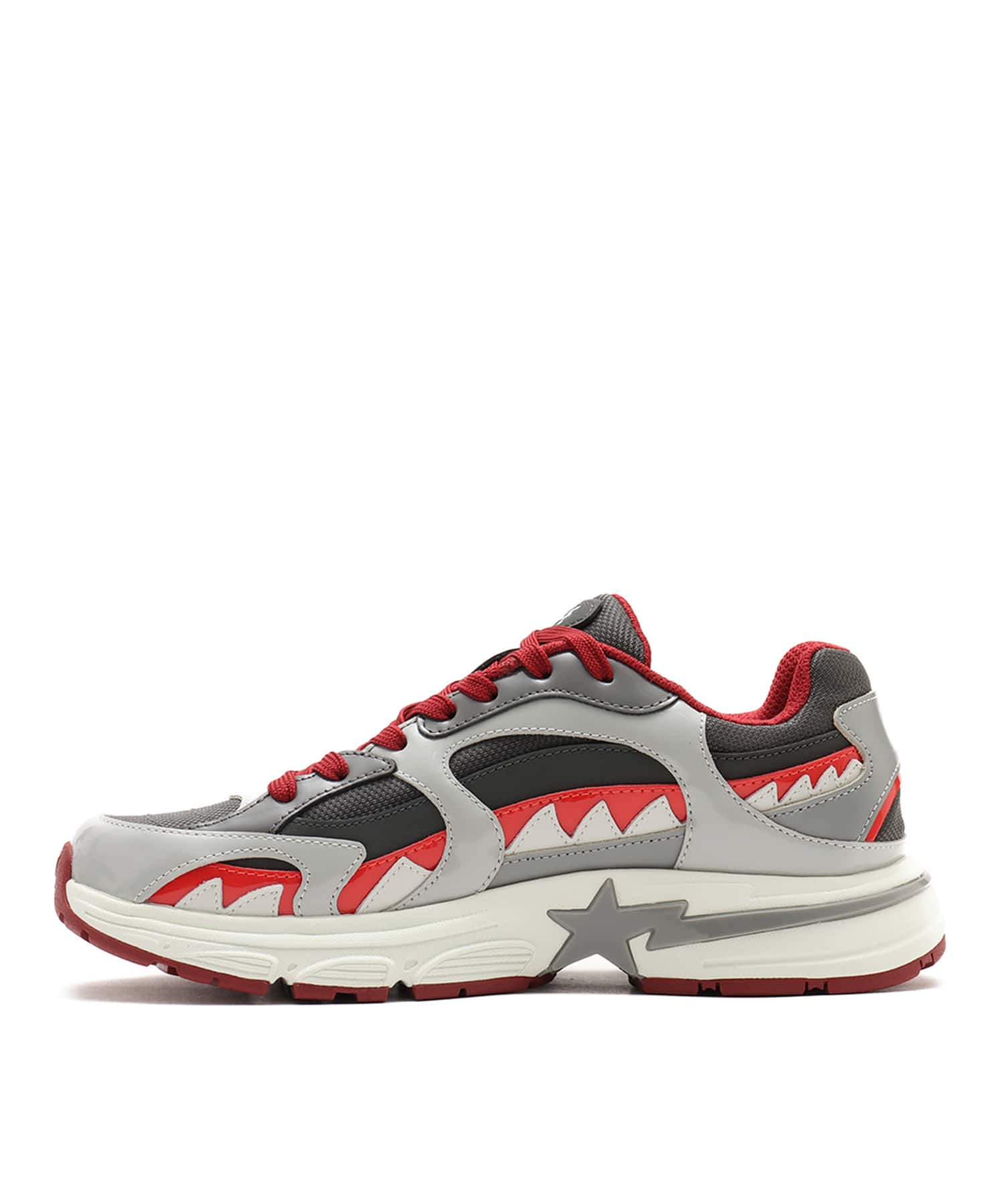 A BATHING APE SHARK STA #3 GRAYの画像