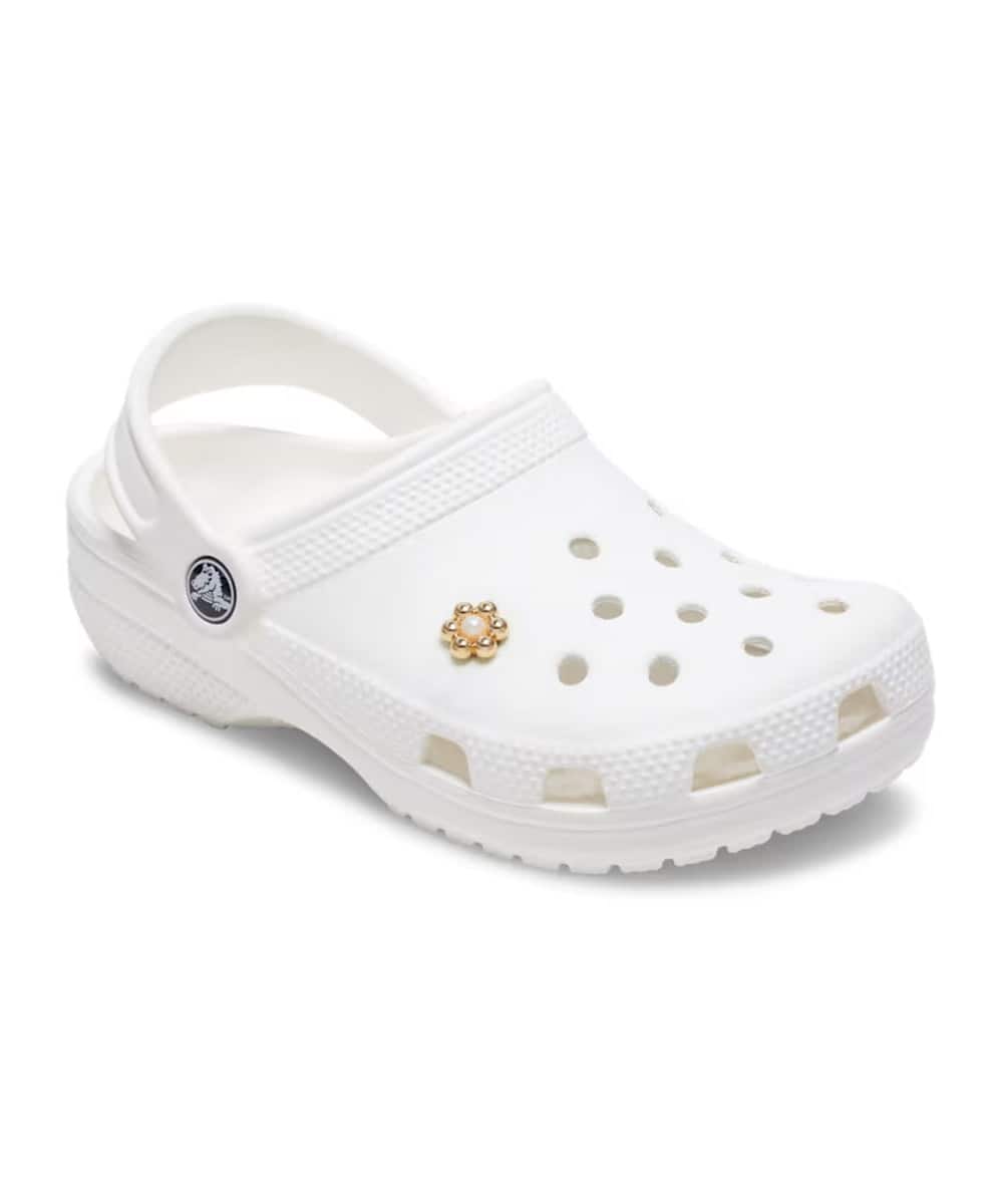 crocs Gold and Pearl Tiny Flowerの画像