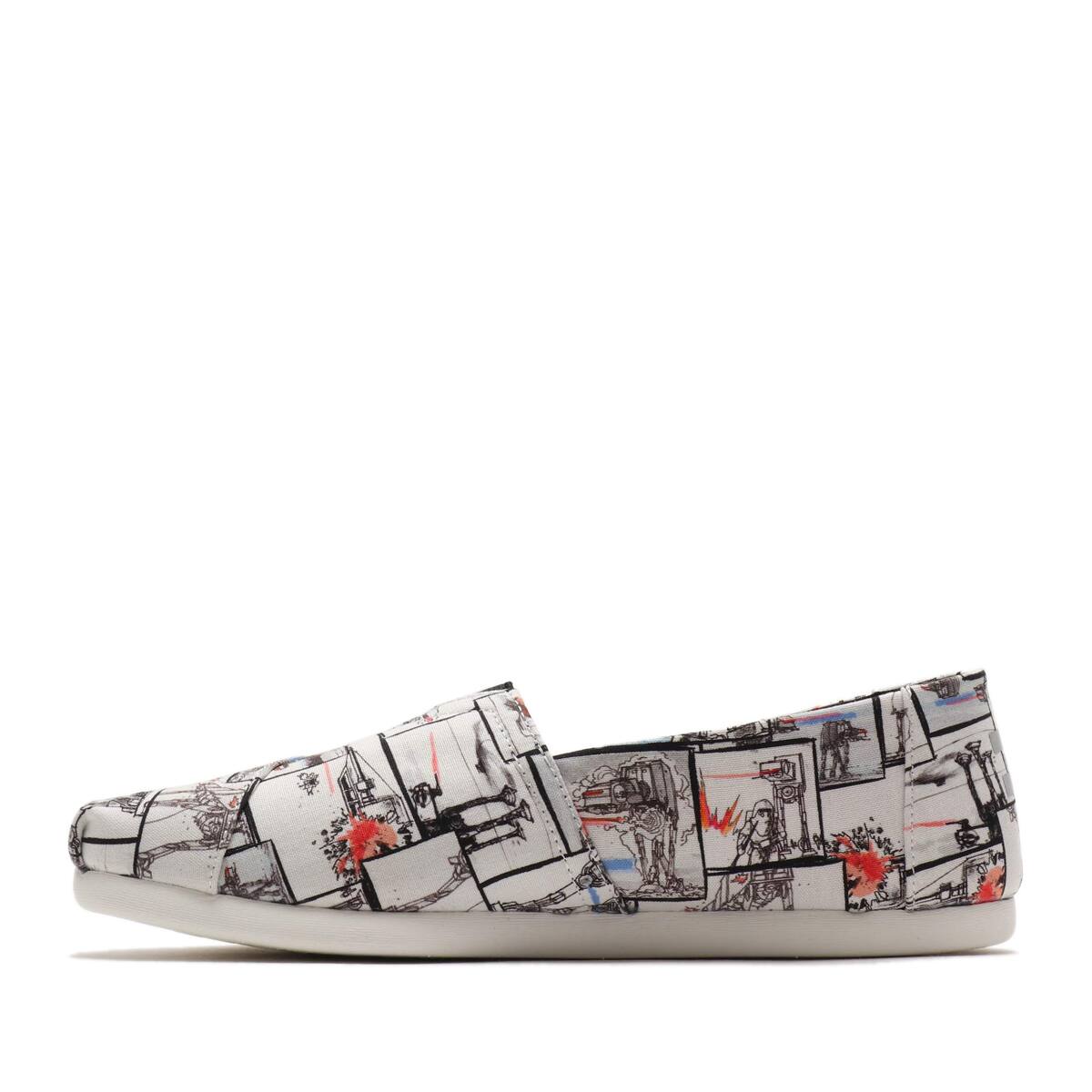 TOMS MENS Star Wars ALPARGATA 3.0 AT Print White Star Wars AT Print 21FA-Iの画像
