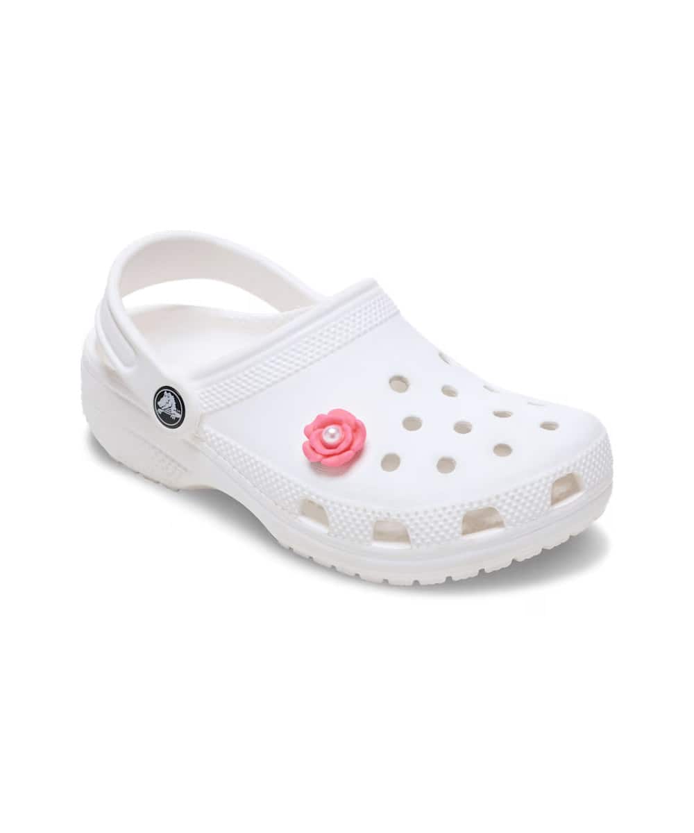crocs Pink Flower With Pearl Centerの画像