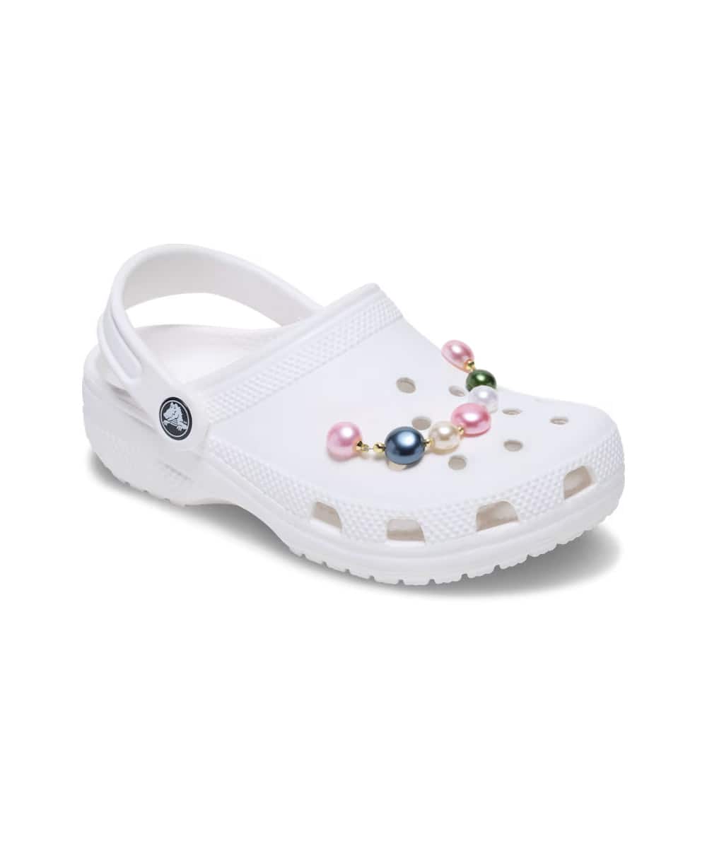 crocs Multi Colored Pearl Chainの画像