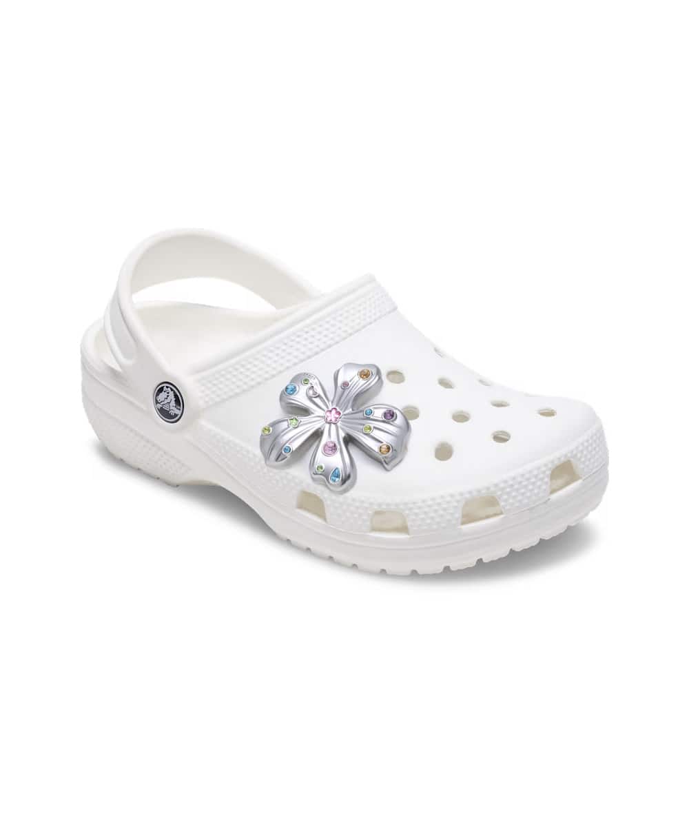 crocs Silver Meta Gem Flowerの画像