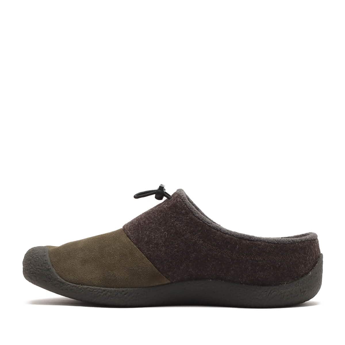 KEEN HOWSER III SLIDE DARK BROWN FELT/CANTEENの画像