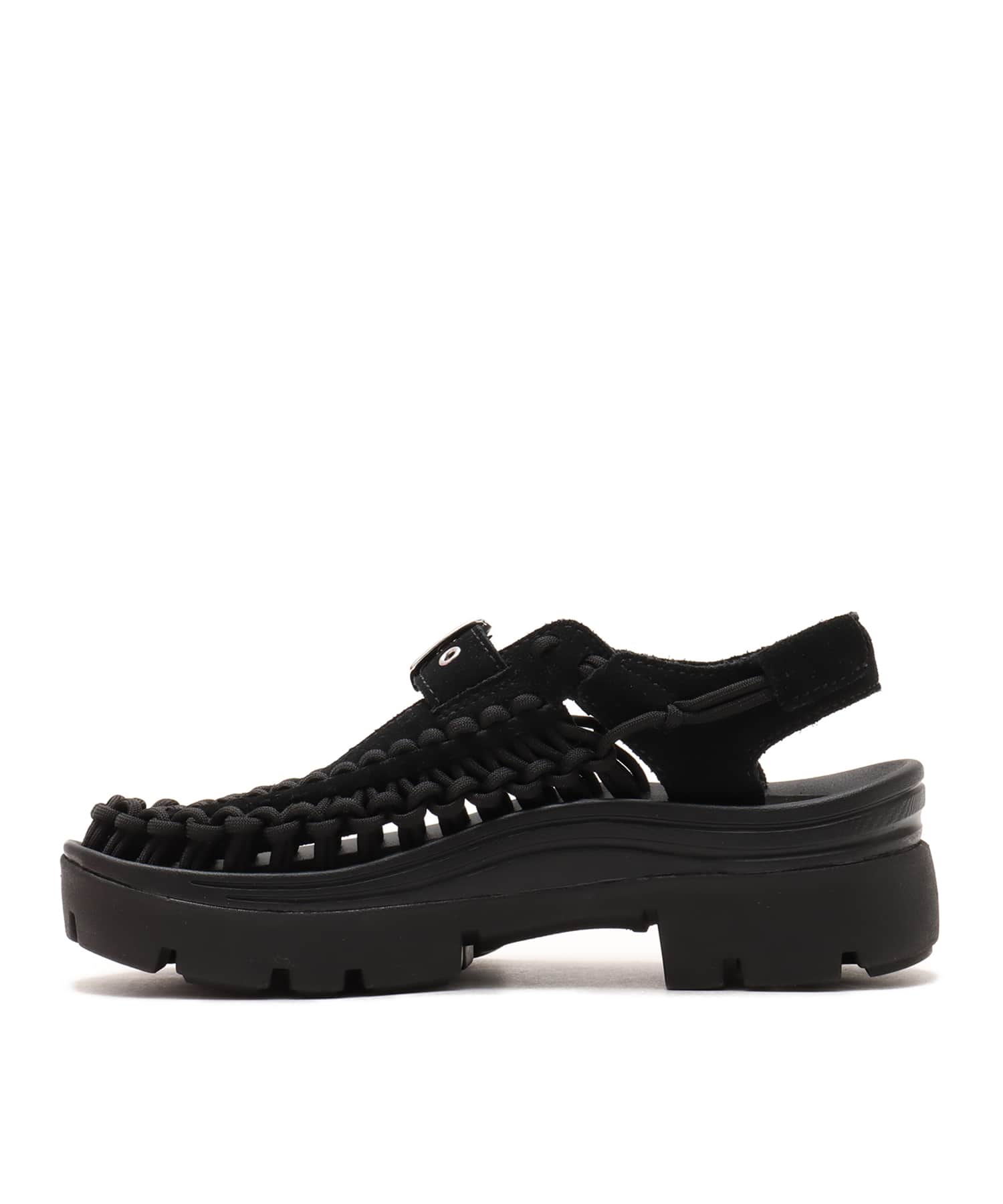 KEEN UNEEK PLT MARY JANE BLACK/BLACKの画像