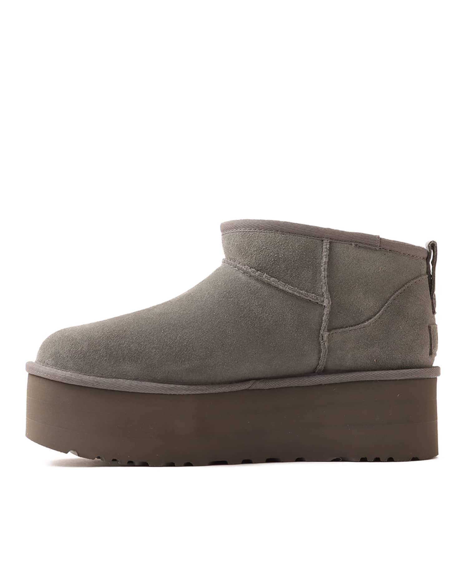 UGG W CLASSIC ULTRA MINI CHARCOALの画像
