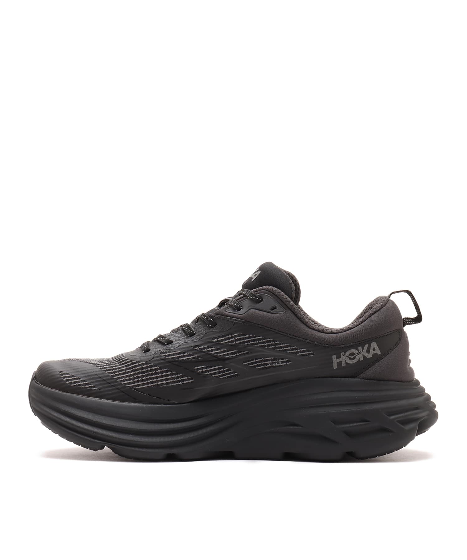 HOKA BONDI 8 TS CAGED BLACK / BLACKの画像