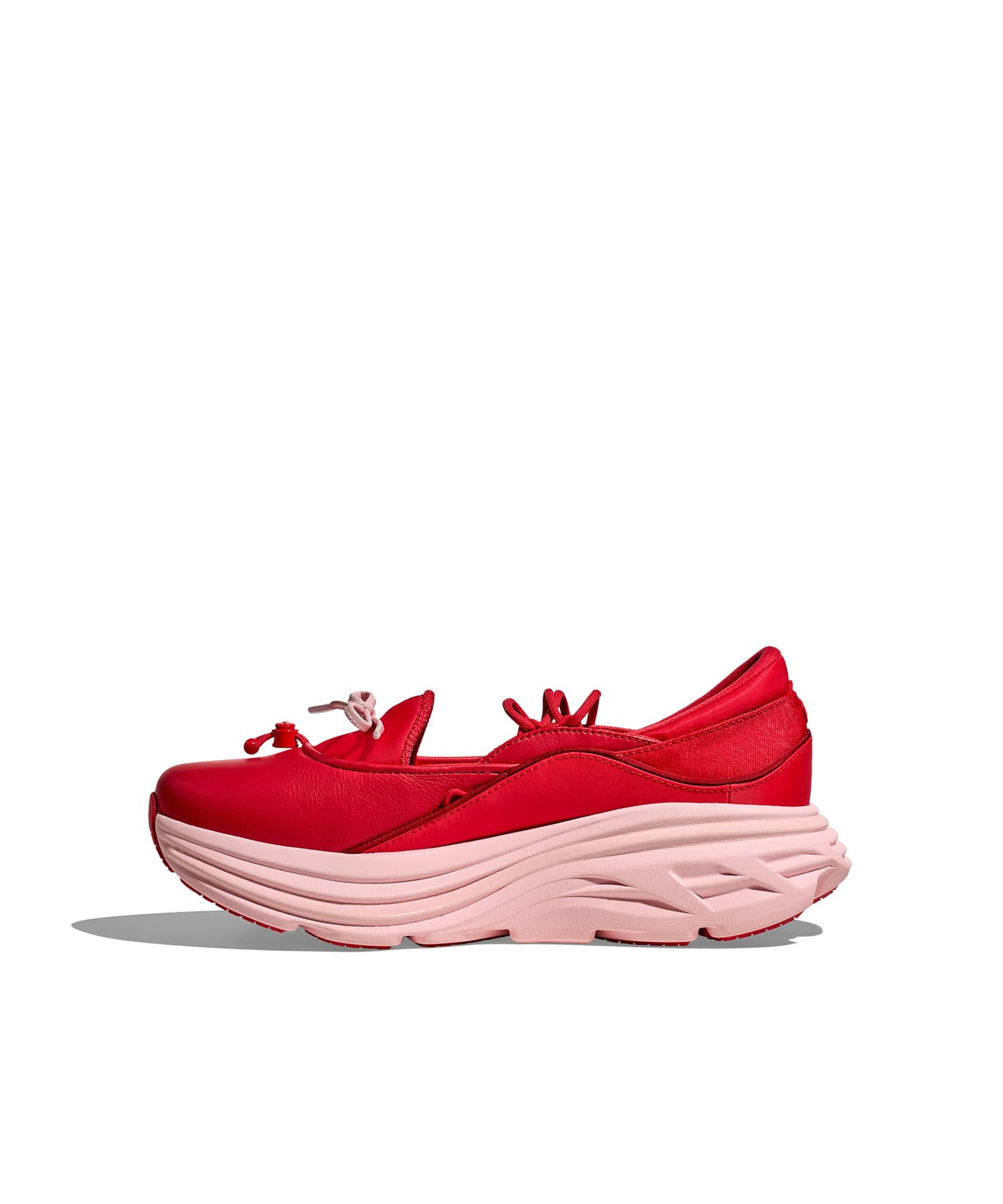 HOKA BONDI MARY JANE CERISE / ROSE TEAの画像