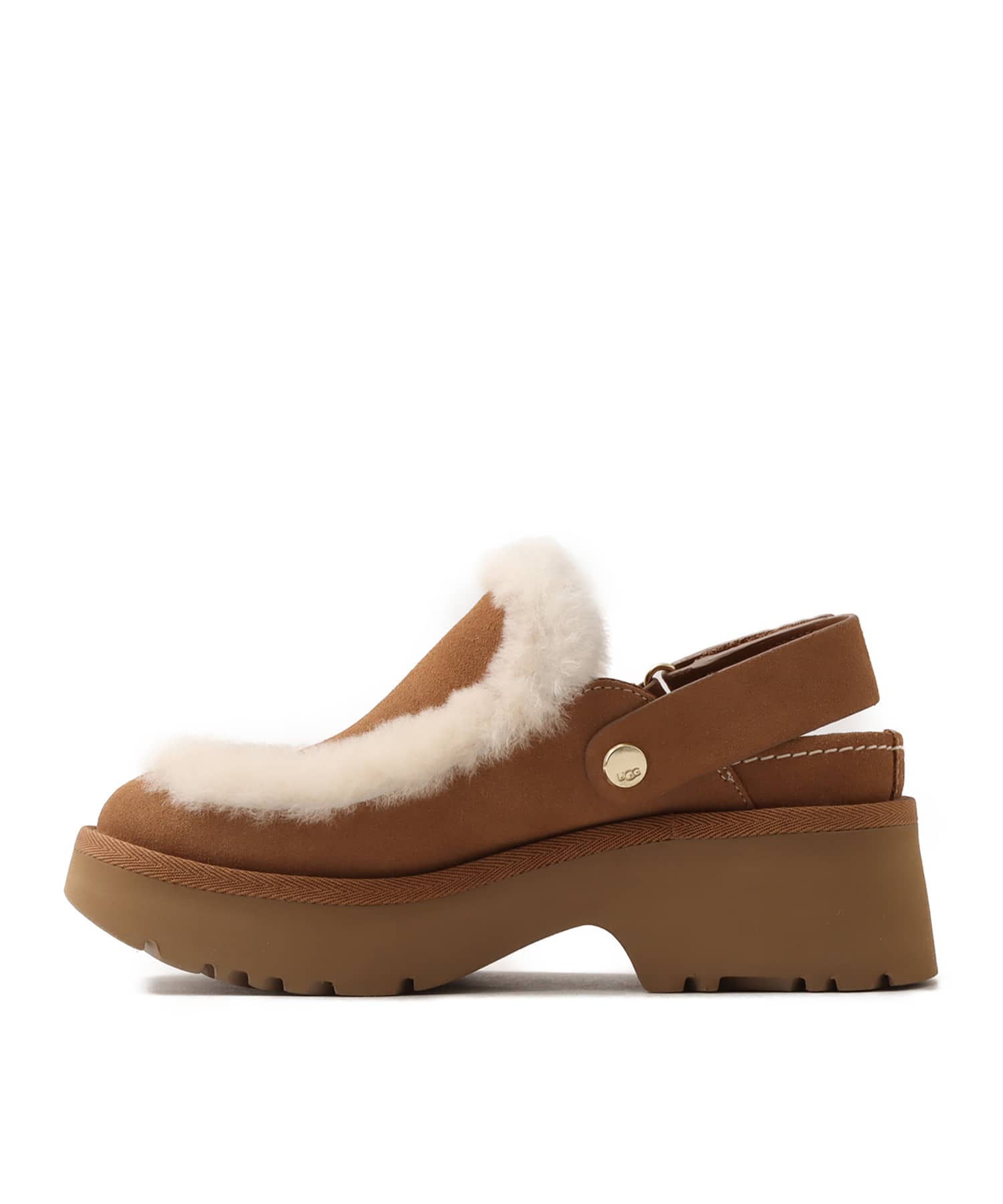 UGG W ESMEE CLOG CHESTNUTの画像