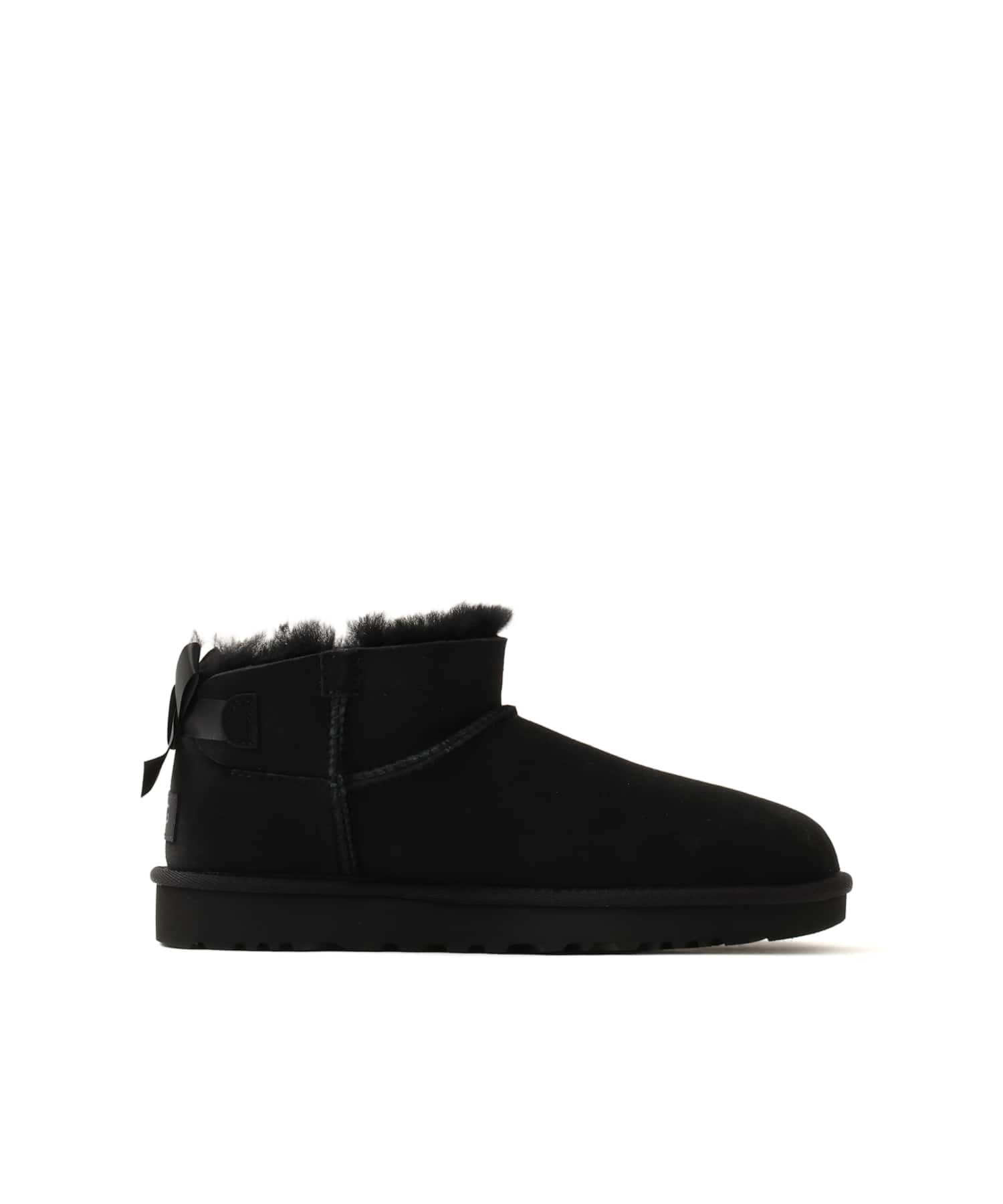 UGG W ULTRA MINI BAILEY BOW BLACKの画像