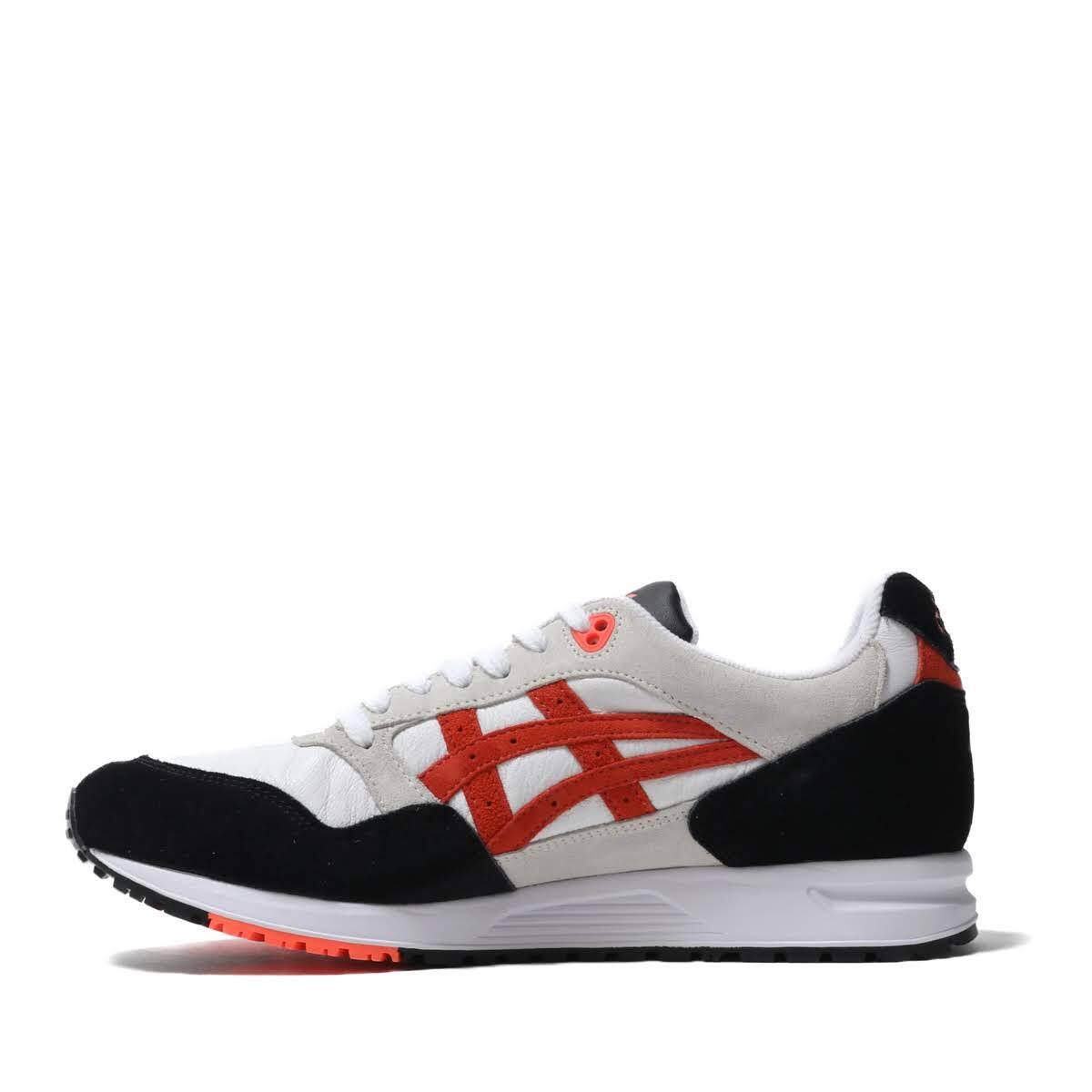 asics gel saga white flash coral