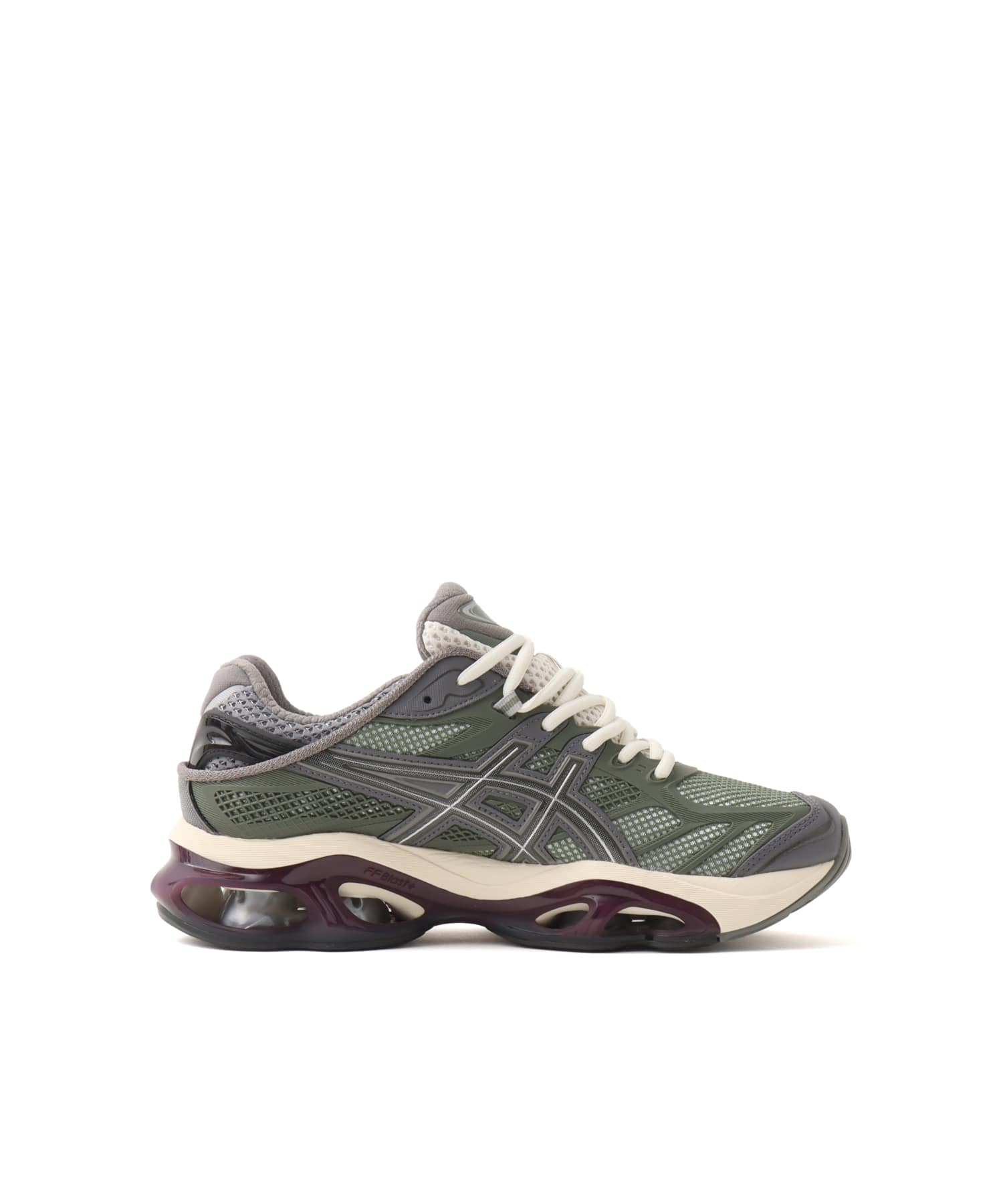 asics GEL-KINETIC 2.0 LICHEN GREEN/BENIIMO PURPLEの画像