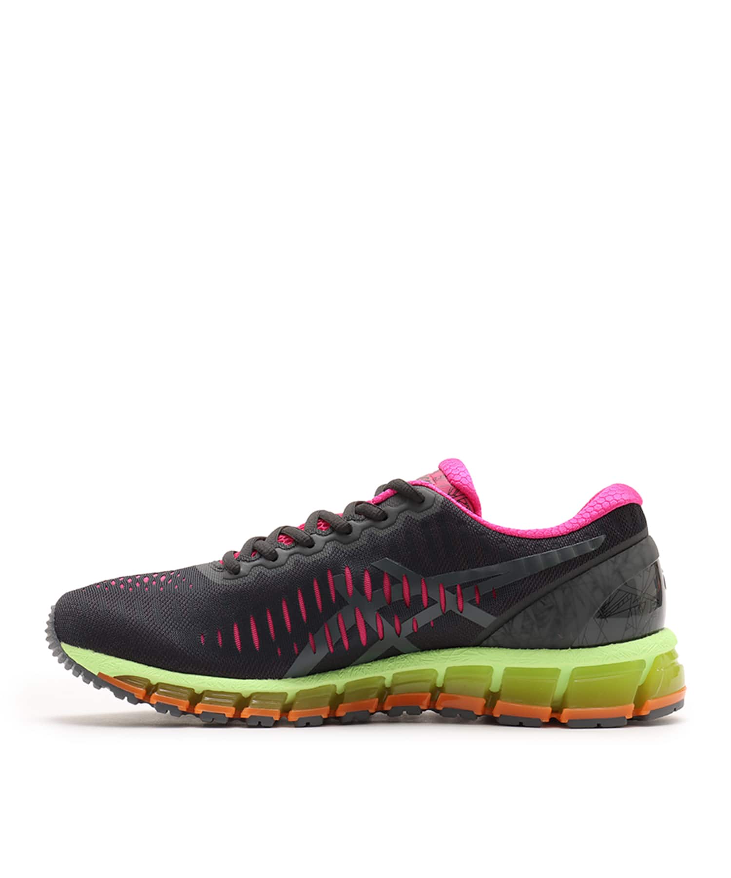 asics GEL-QUANTUM 360 I GRAPHITE GREY/HAZARD GREENの画像