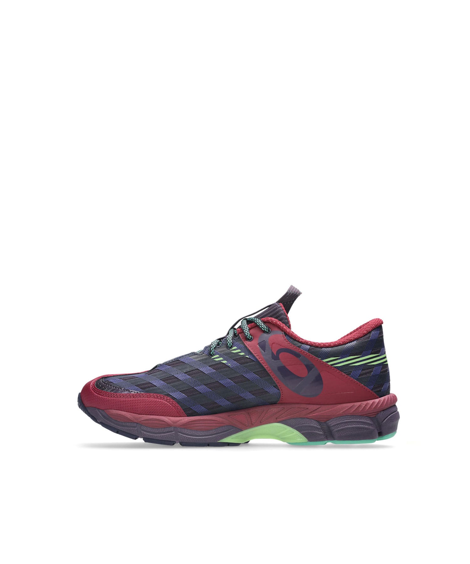 asics US8-S GEL-SJ33 DEEP PLUM/FRESH GRASSの画像