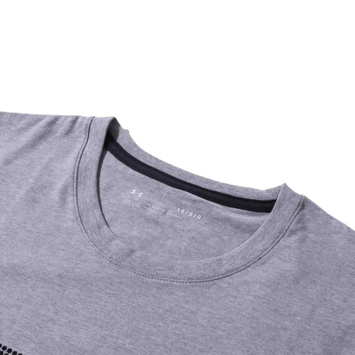 UNDER ARMOUR SPORTSTYLE STRIPE TEE GRAY 18SP-Iの画像