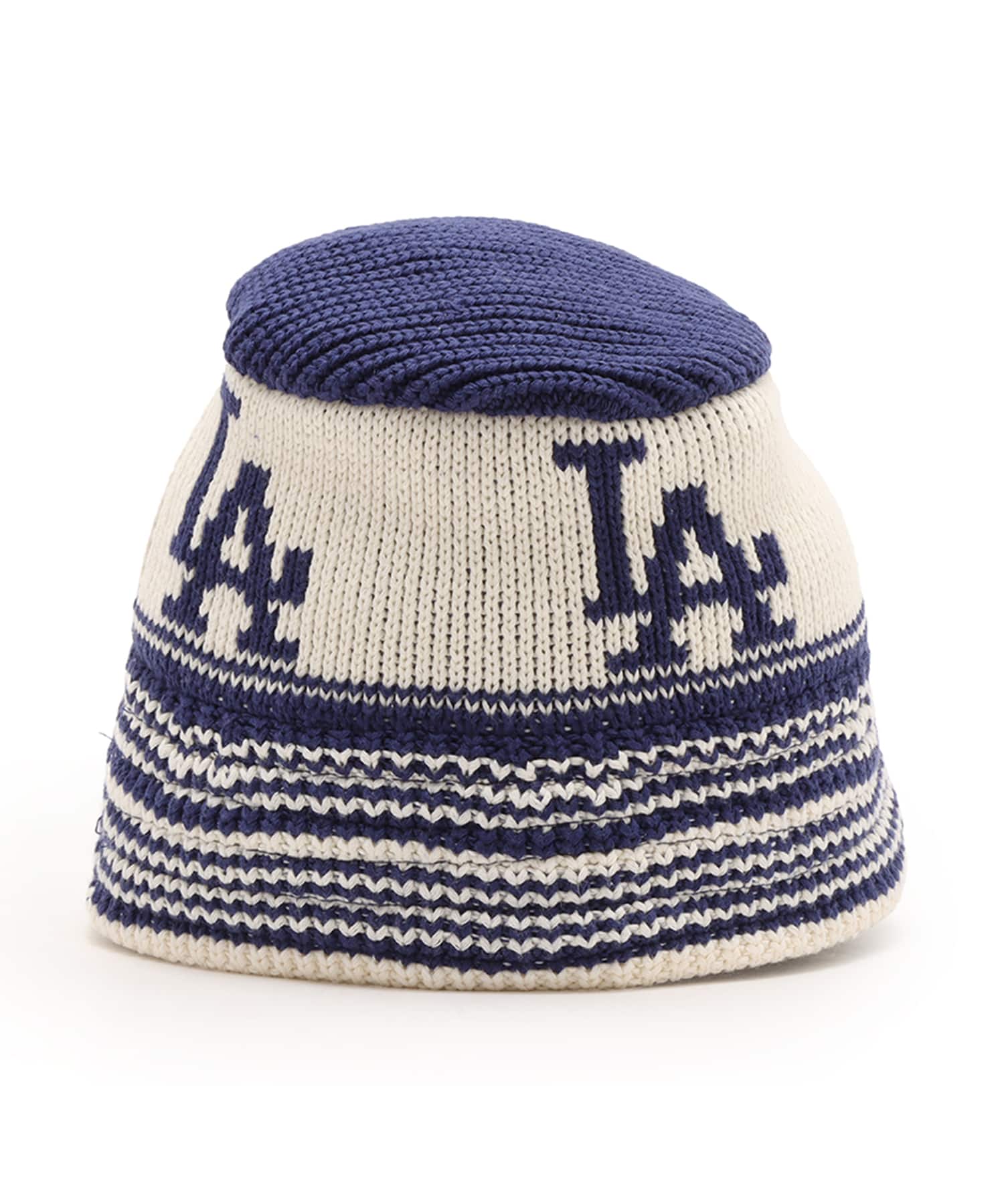 NEW ERA KNIT BUCKET New York Yankees WHITEの画像
