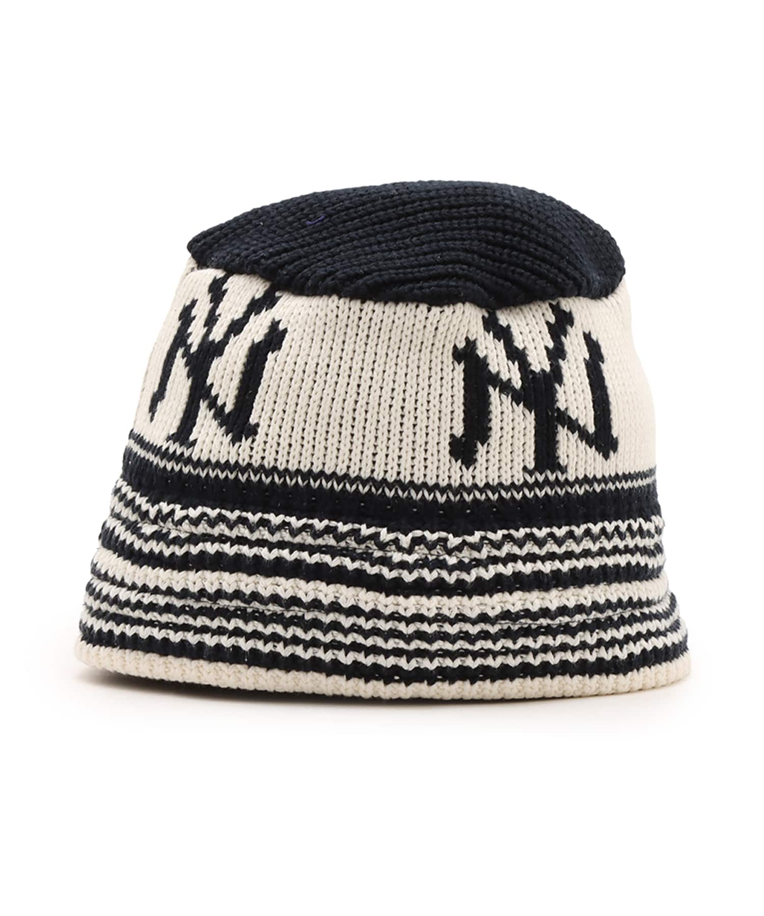 NEW ERA KNIT BUCKET Los Angeles Dodgers WHITEの画像