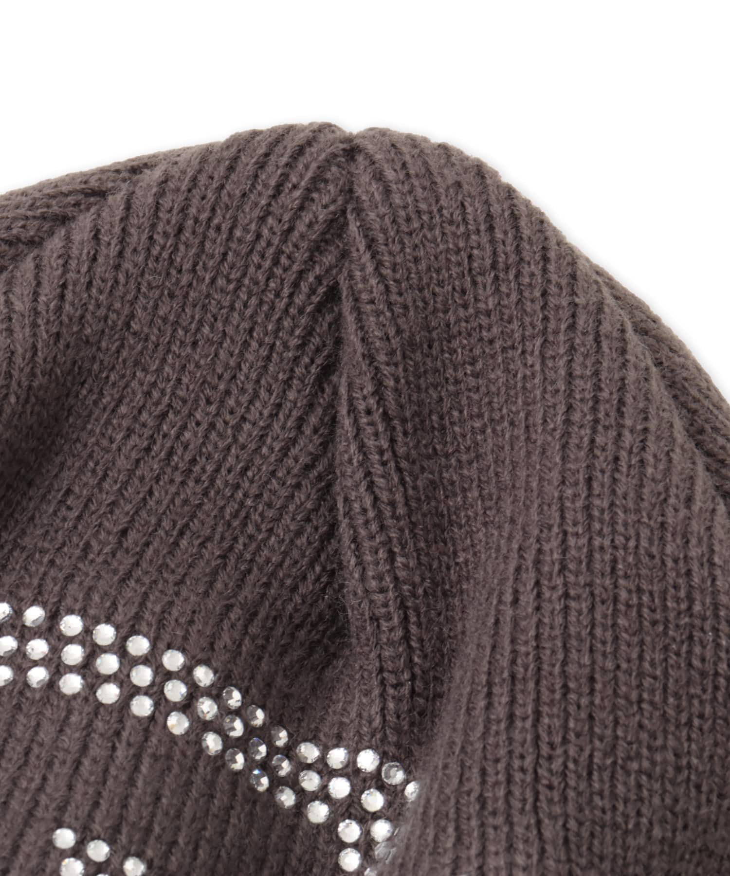 NEW ERA BASIC BEANIE Rhinestone San Diego Padres GRAYの画像