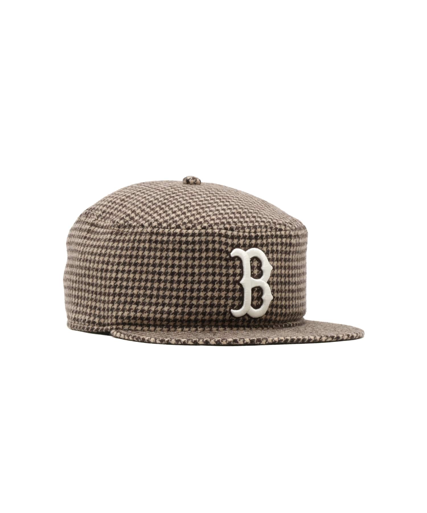 NEW ERA PILLBOX Gun Club Check Boston Red Sox BEIGEの画像