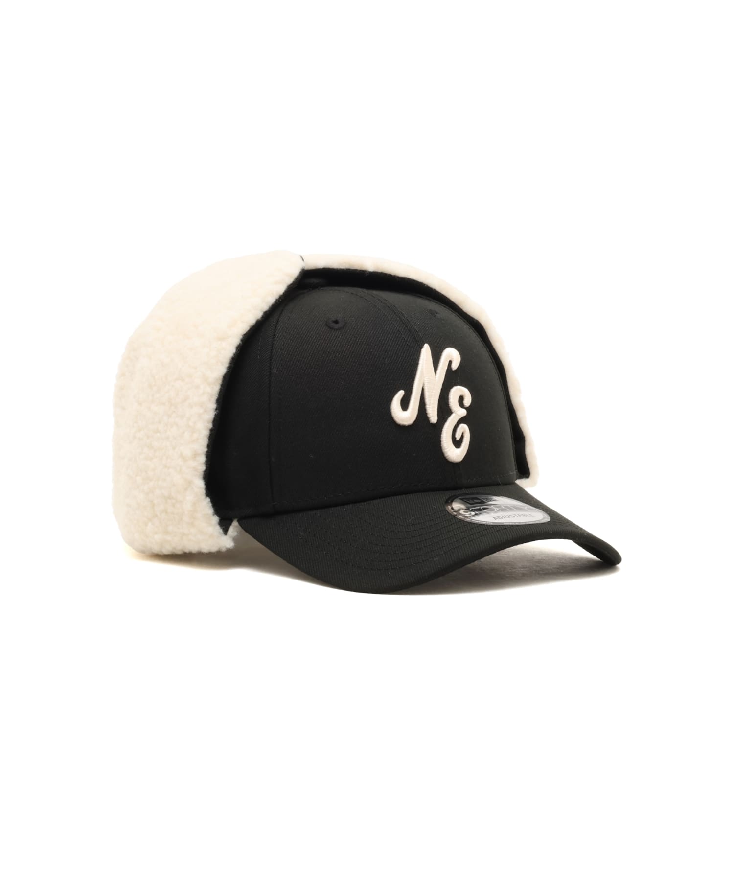 NEW ERA 9FORTY Dog Ear Classic Logo NE 263 BLACKの画像