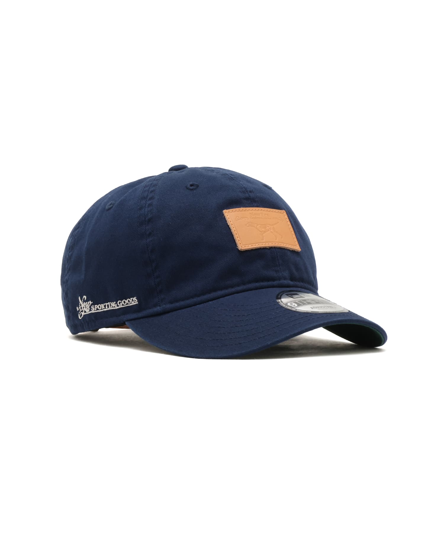 NEW ERA 9THIRTY Leather Strap Direction by Takayuki Ohashi Dog Patch NAVYの画像